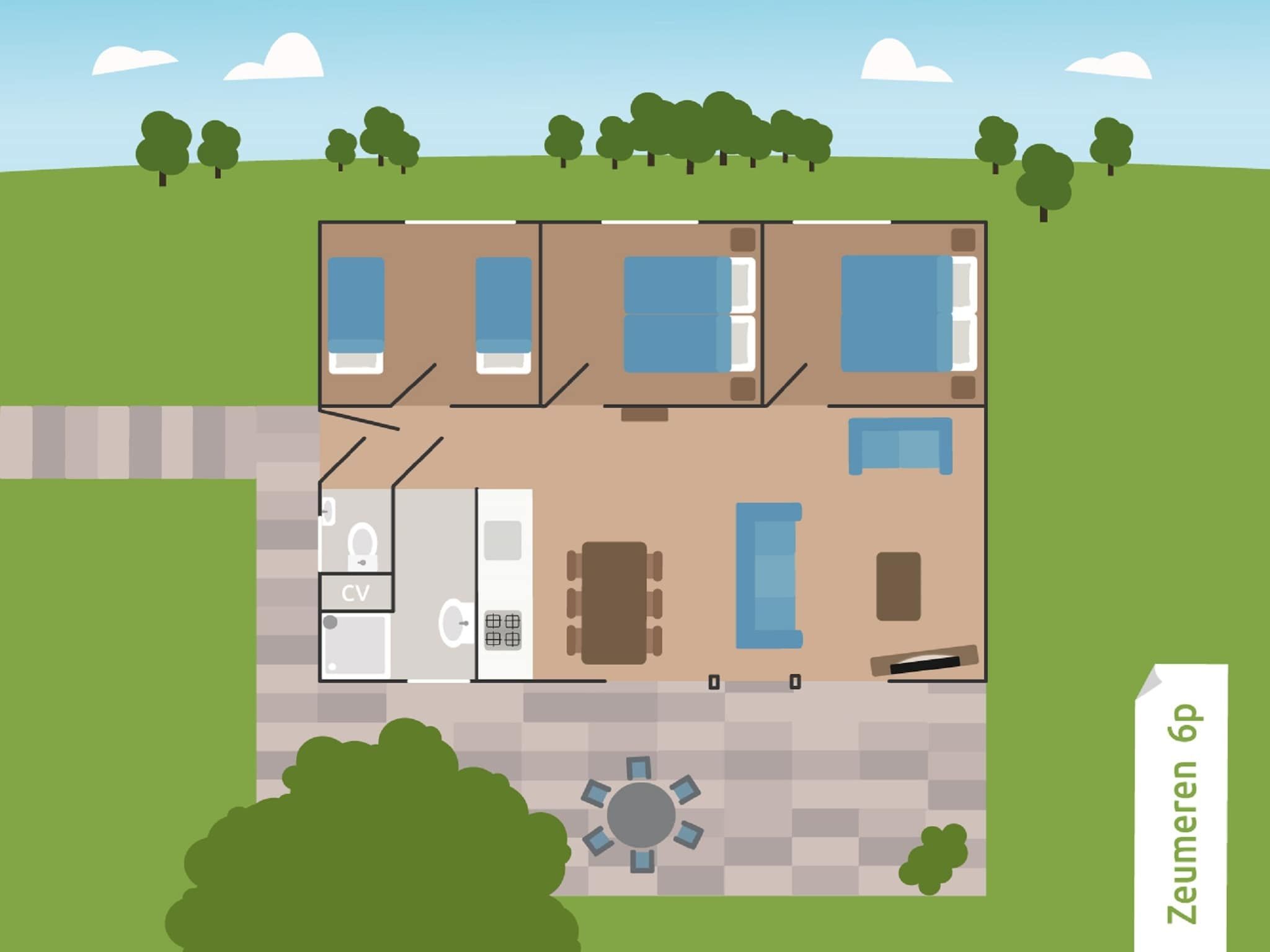 Voorzieningen bij Recreatiepark de Boshoek 11 in Voorthuizen