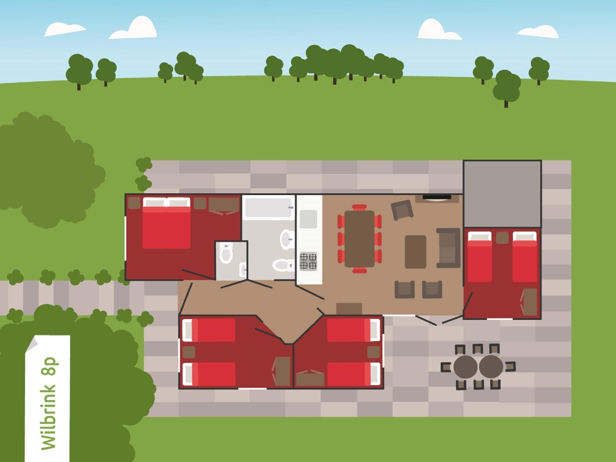 Voorzieningen bij Recreatiepark de Boshoek 12 in Voorthuizen