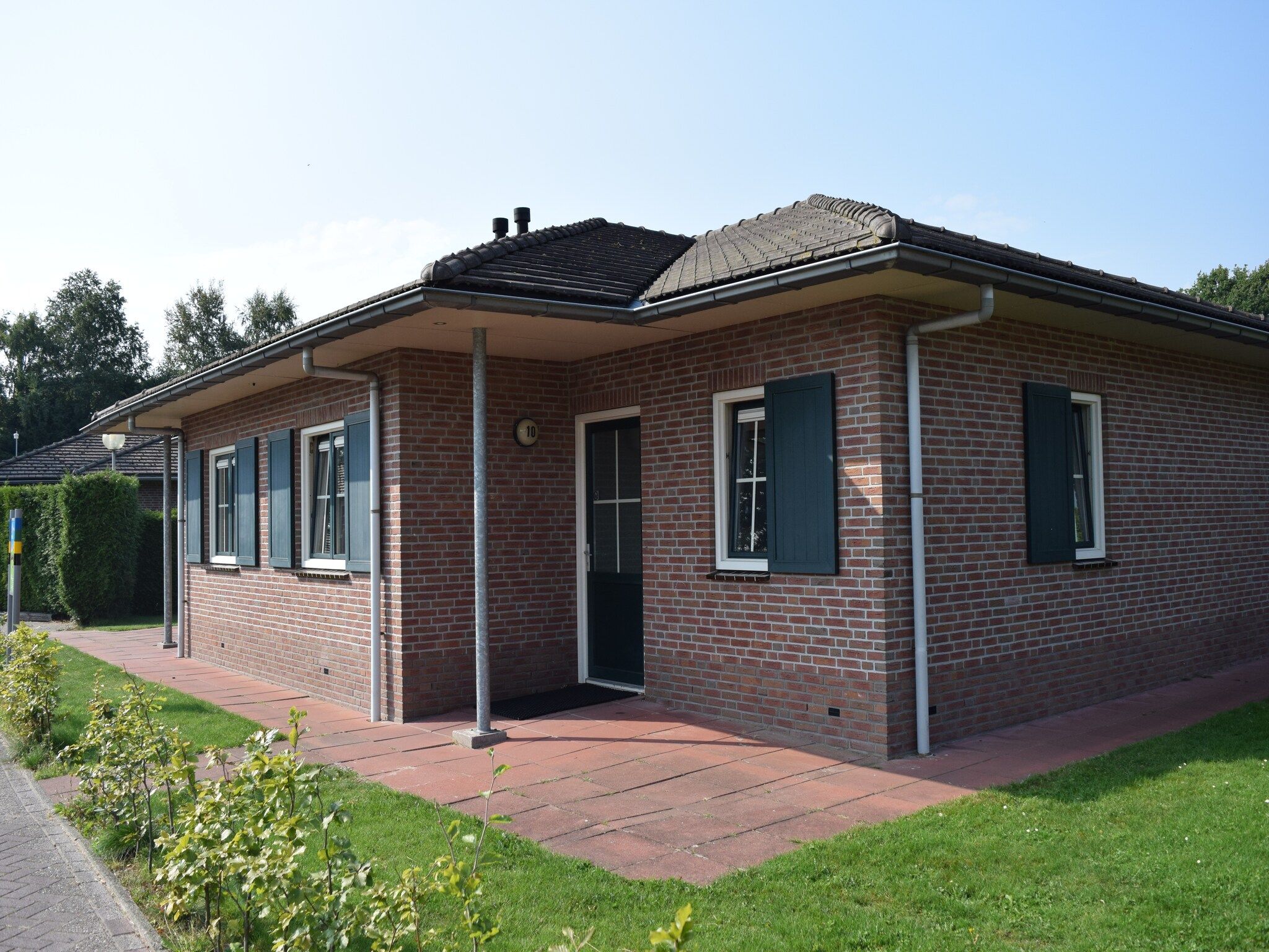 De buitenkant van Recreatiepark de Boshoek 15 in Voorthuizen