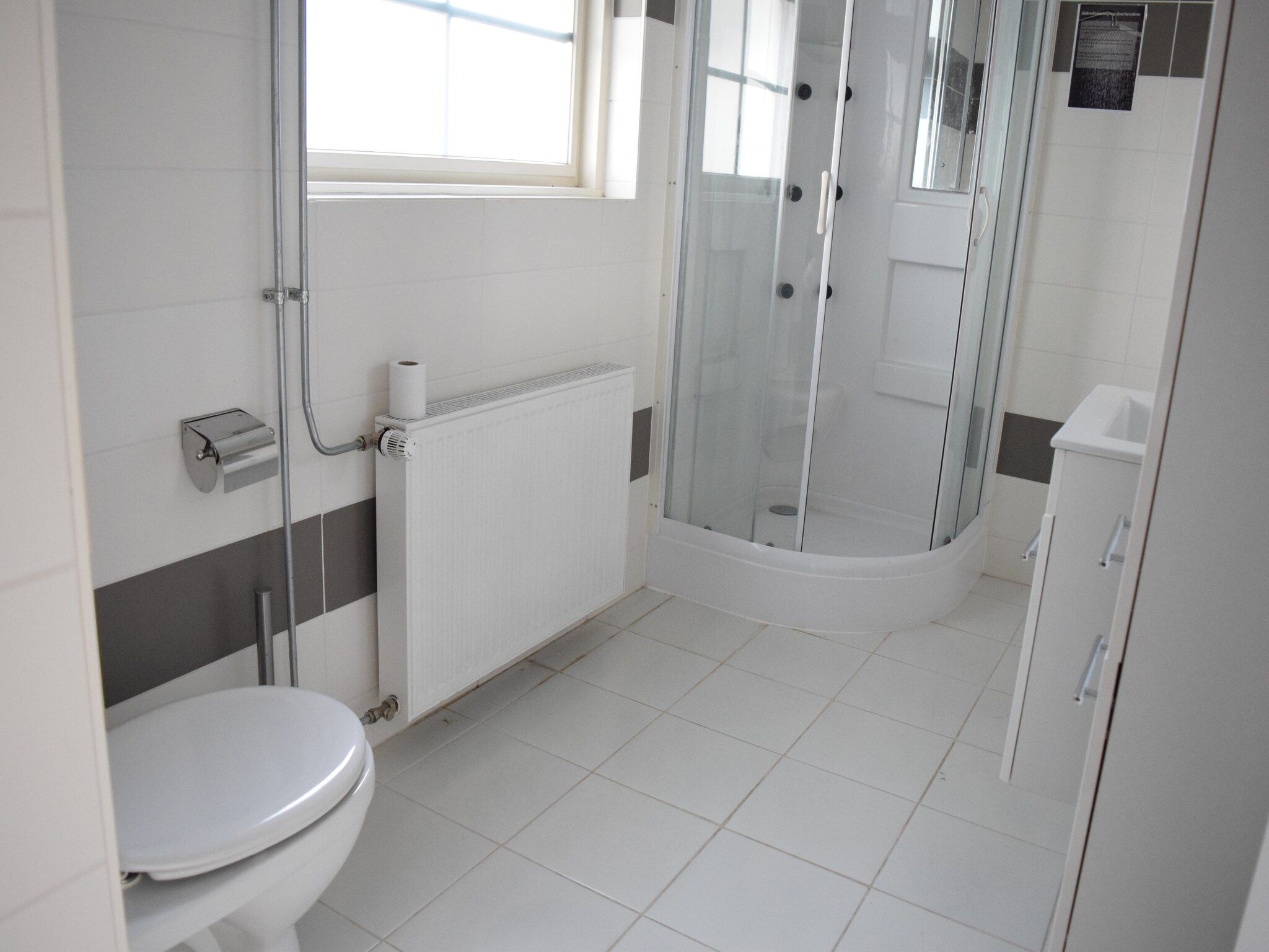 De badkamer van Recreatiepark de Boshoek 17 in Voorthuizen