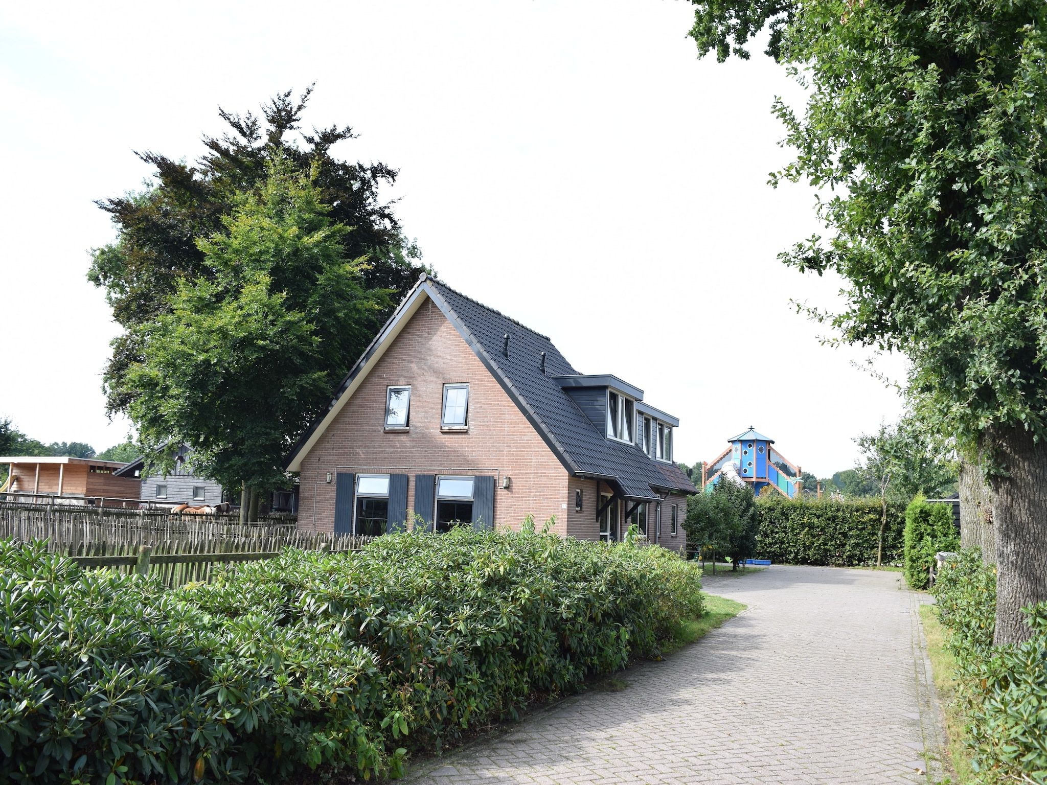 De buitenkant van Recreatiepark de Boshoek 17 in Voorthuizen