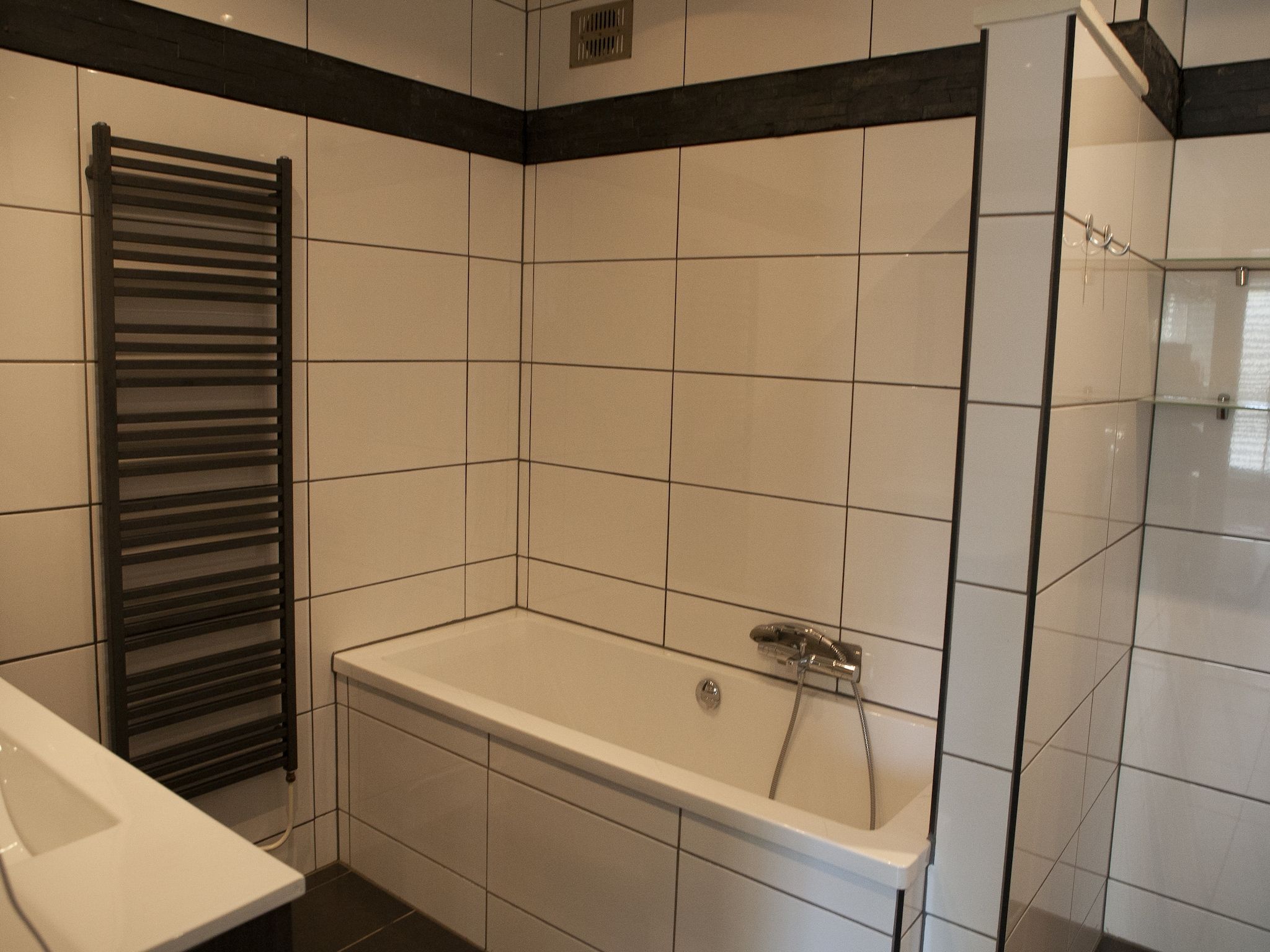 De badkamer van Recreatiepark de Boshoek 18 in Voorthuizen