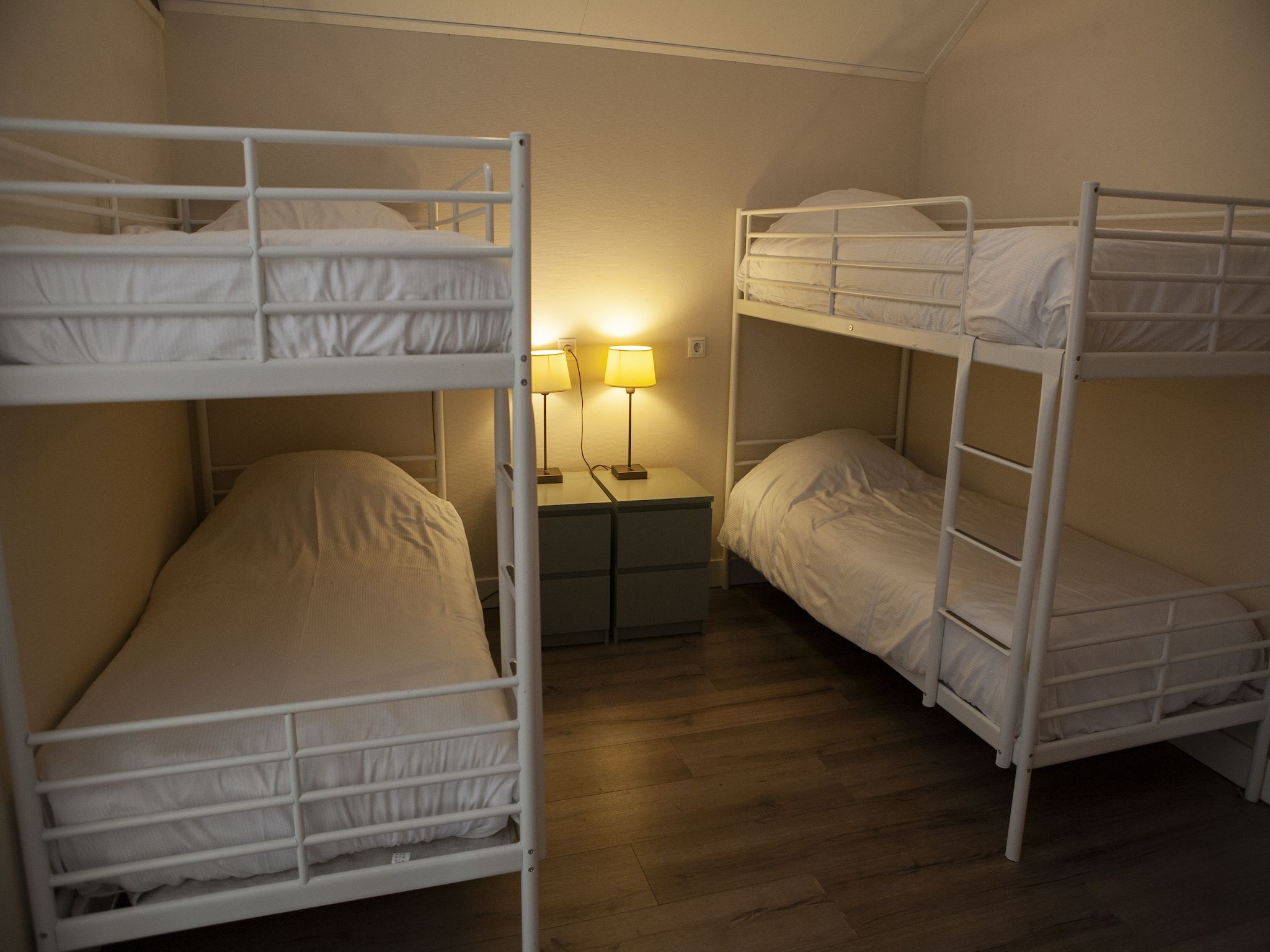 Een slaapkamer van Recreatiepark de Boshoek 18 in Voorthuizen