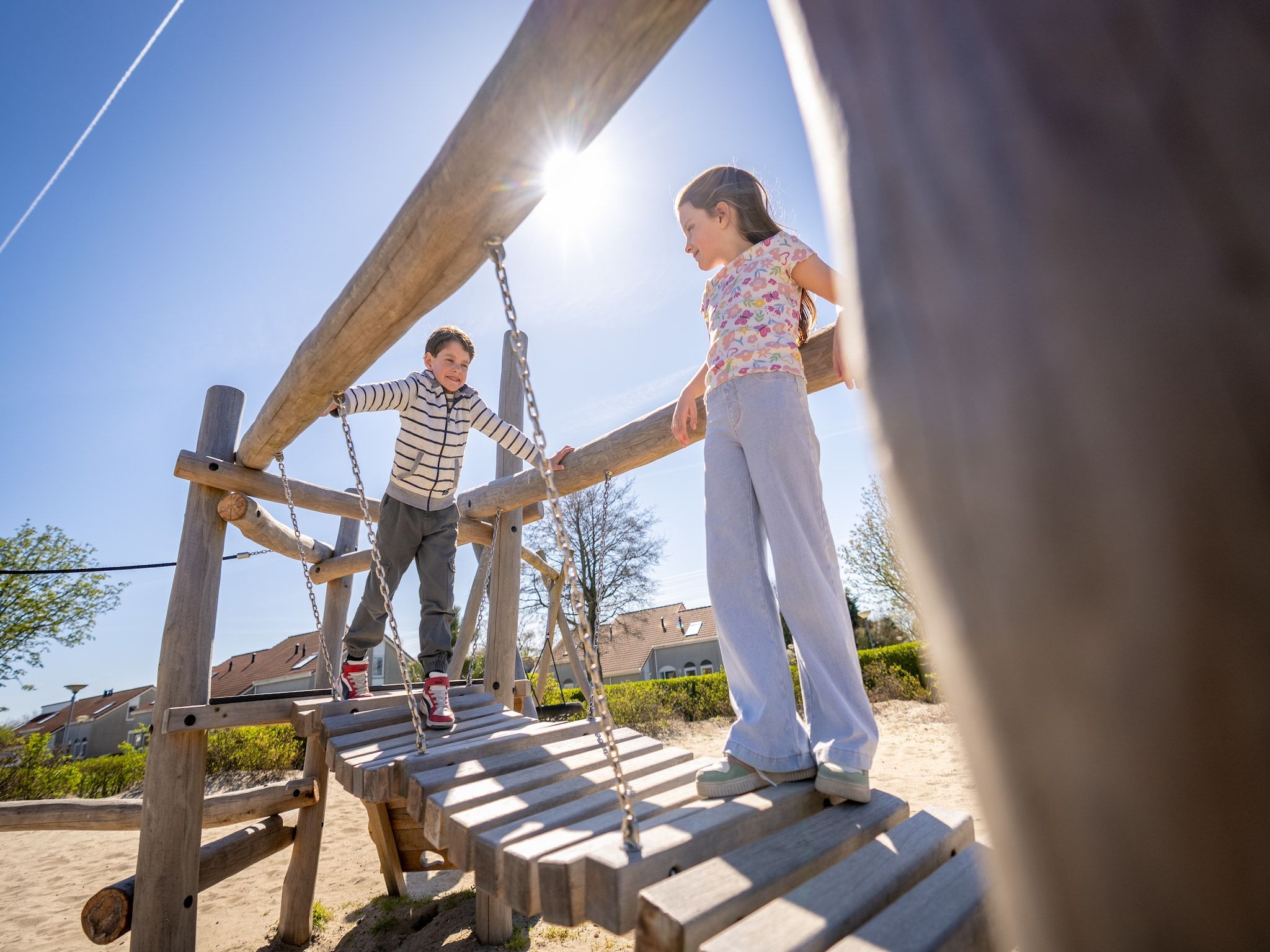Parkfaciliteiten bij Vakantiepark de Soeten Haert 14 in Renesse