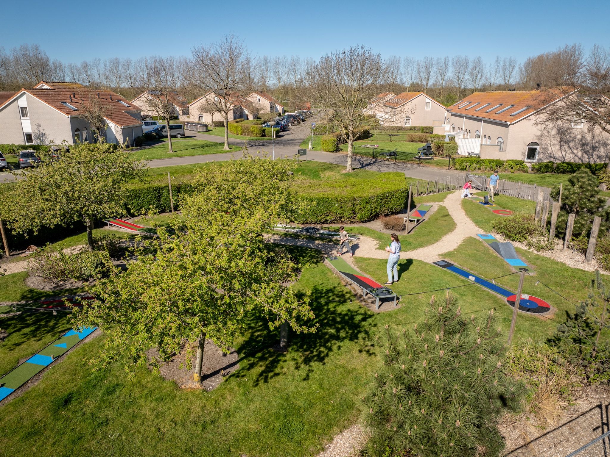 Parkfaciliteiten bij Vakantiepark de Soeten Haert 16 in Renesse