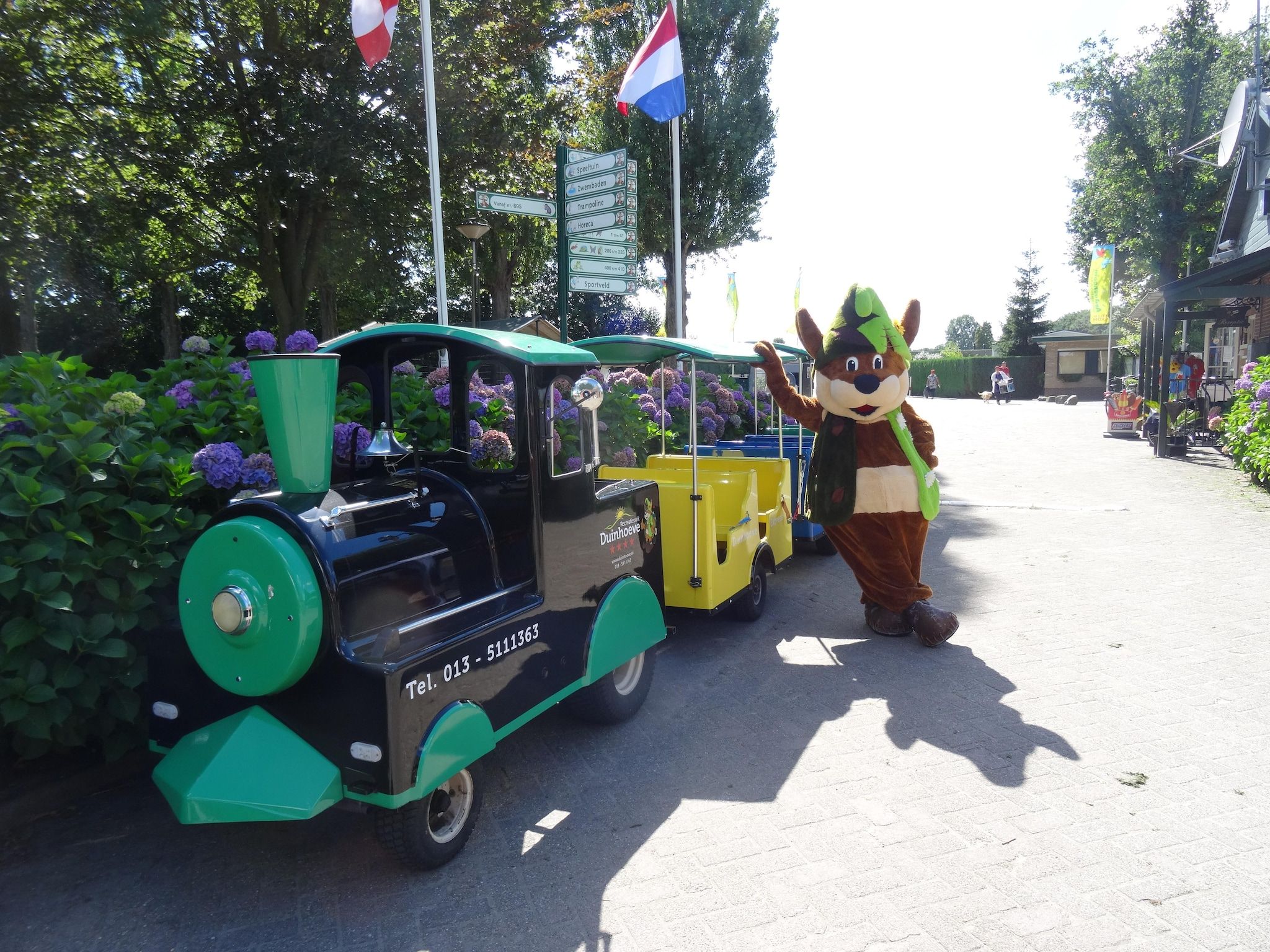 Parkfaciliteiten bij Recreatiepark Duinhoeve 3 in Udenhout