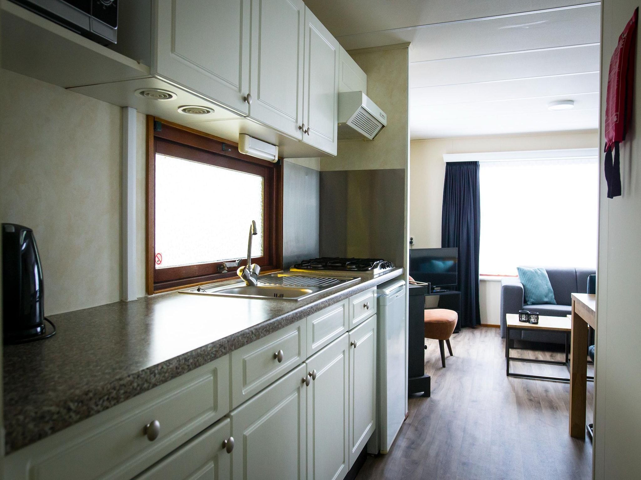 De keuken van Recreatiepark Duinhoeve 3 in Udenhout