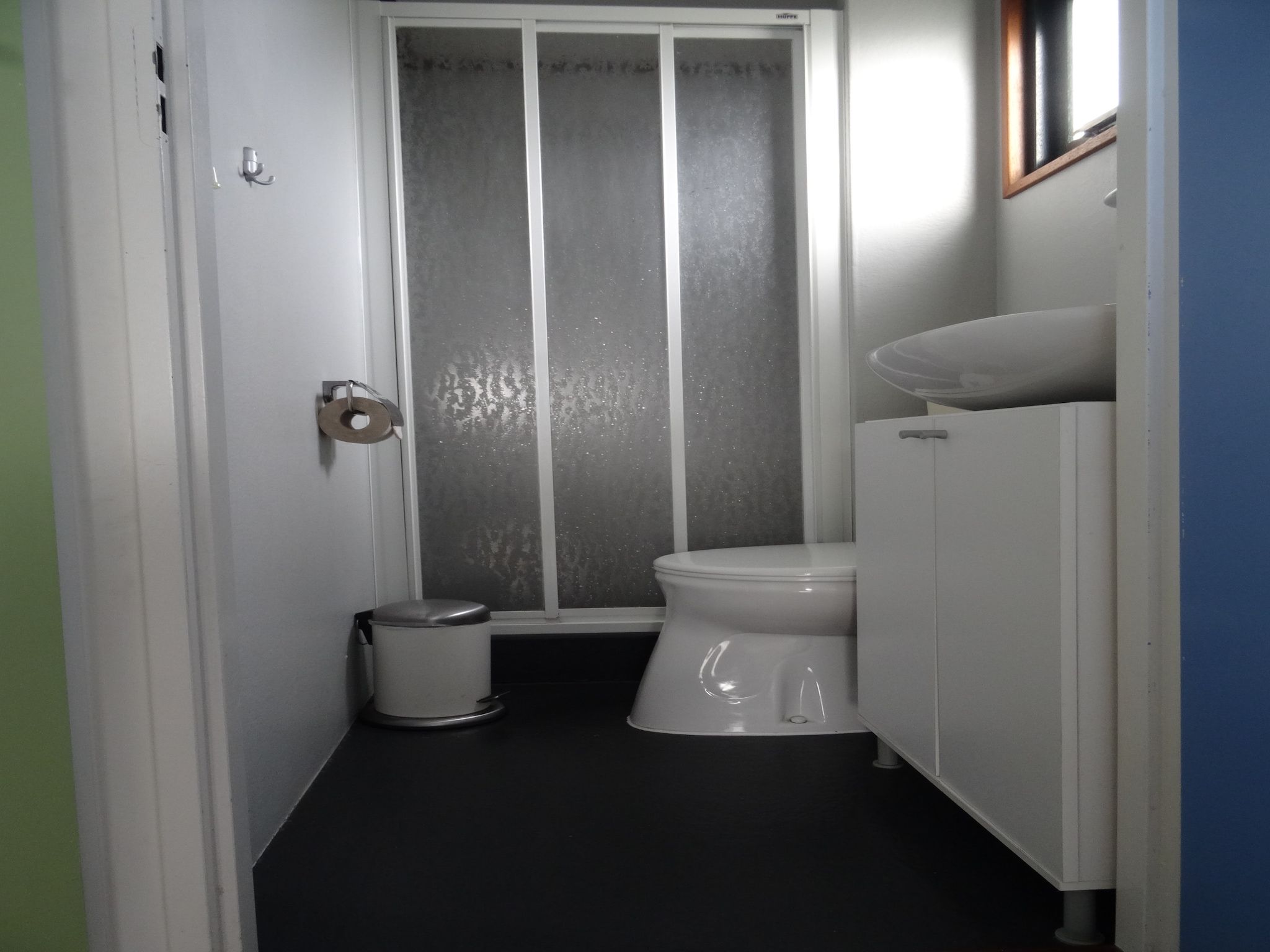 De badkamer van Recreatiepark Duinhoeve 6 in Udenhout