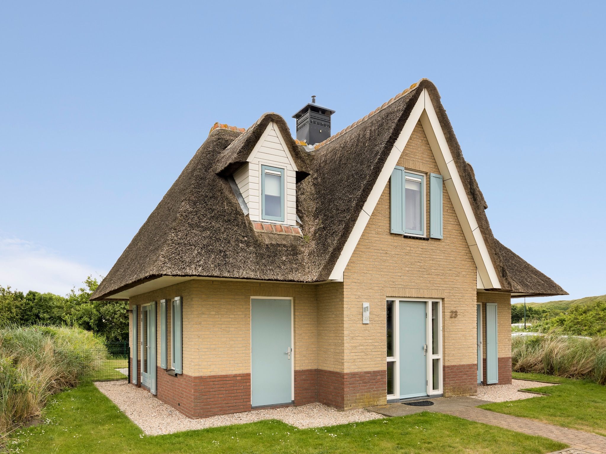 De buitenkant van Vakantiepark Duynzicht 1 in Julianadorp