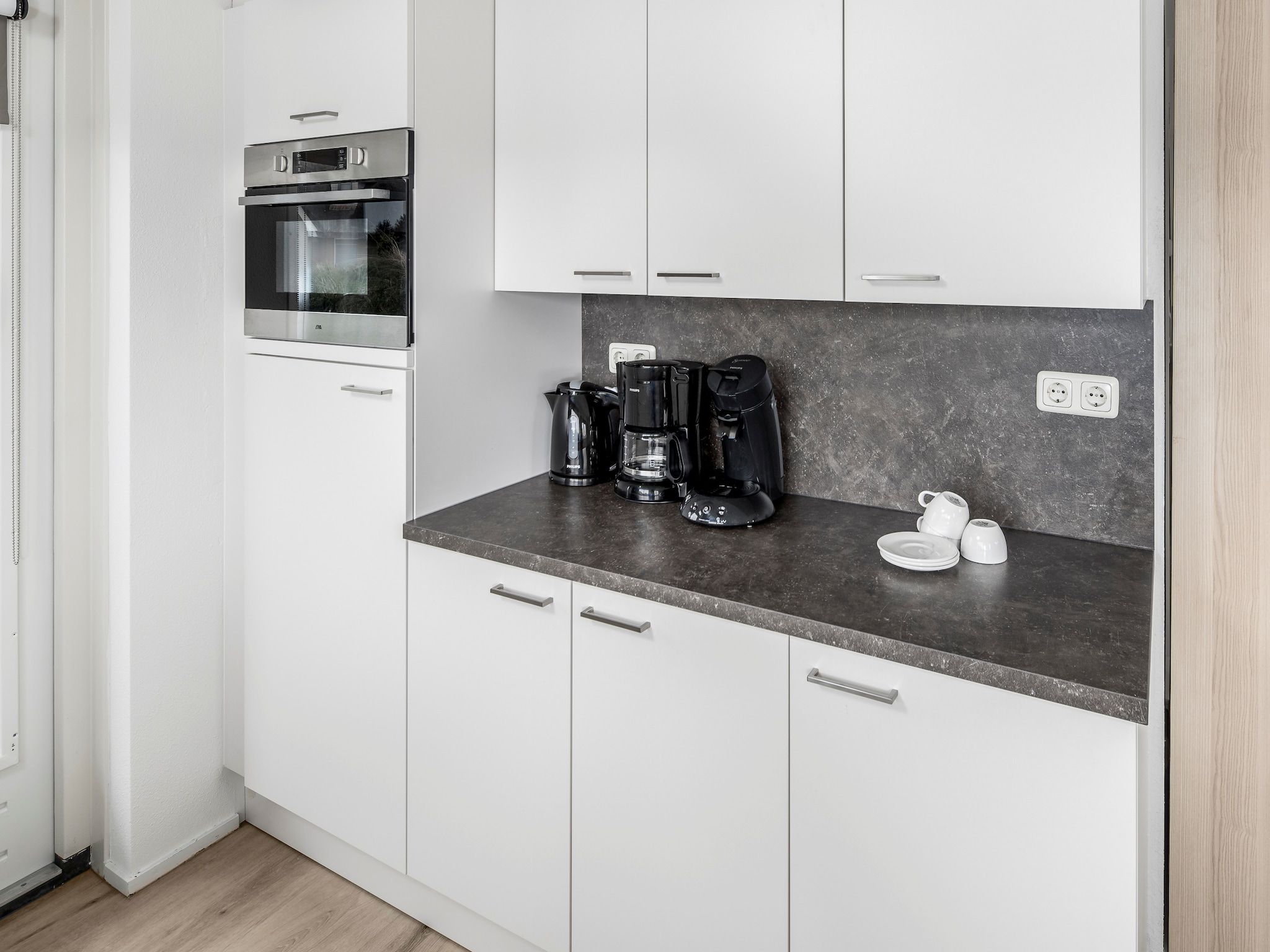 De keuken van Vakantiepark Duynzicht 1 in Julianadorp