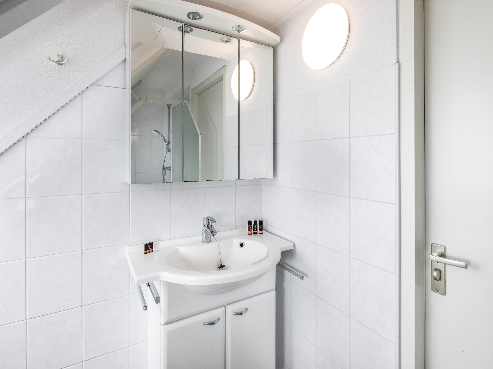 De badkamer van Aquadelta 27 in Bruinisse