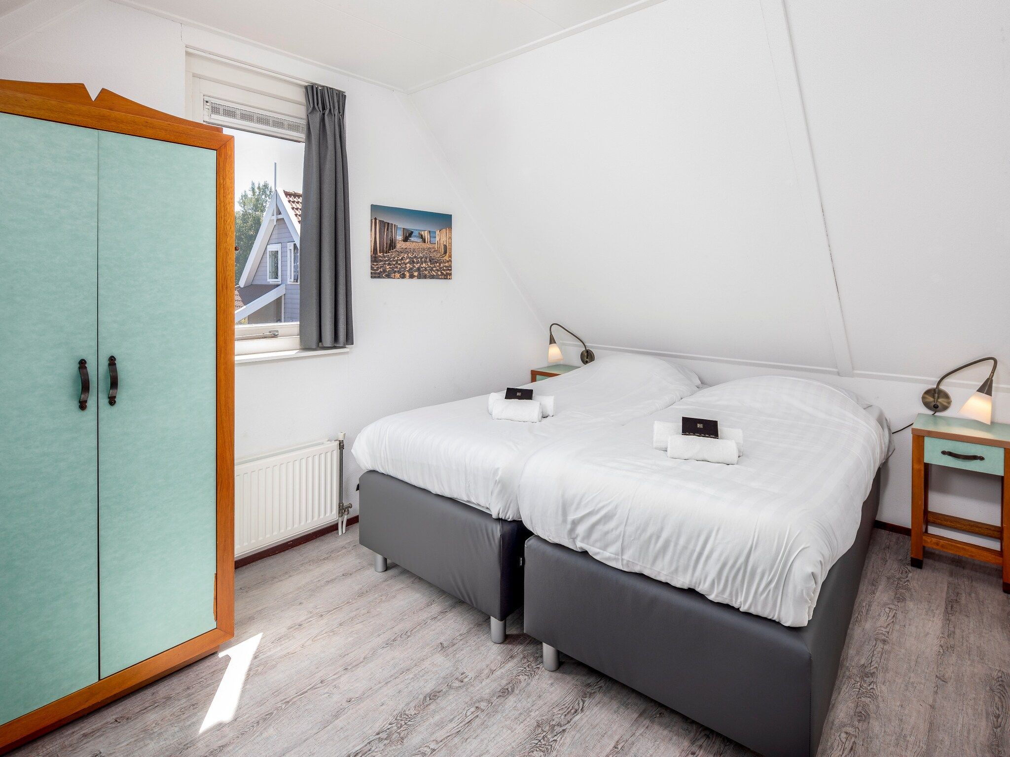 Een slaapkamer van Aquadelta 27 in Bruinisse