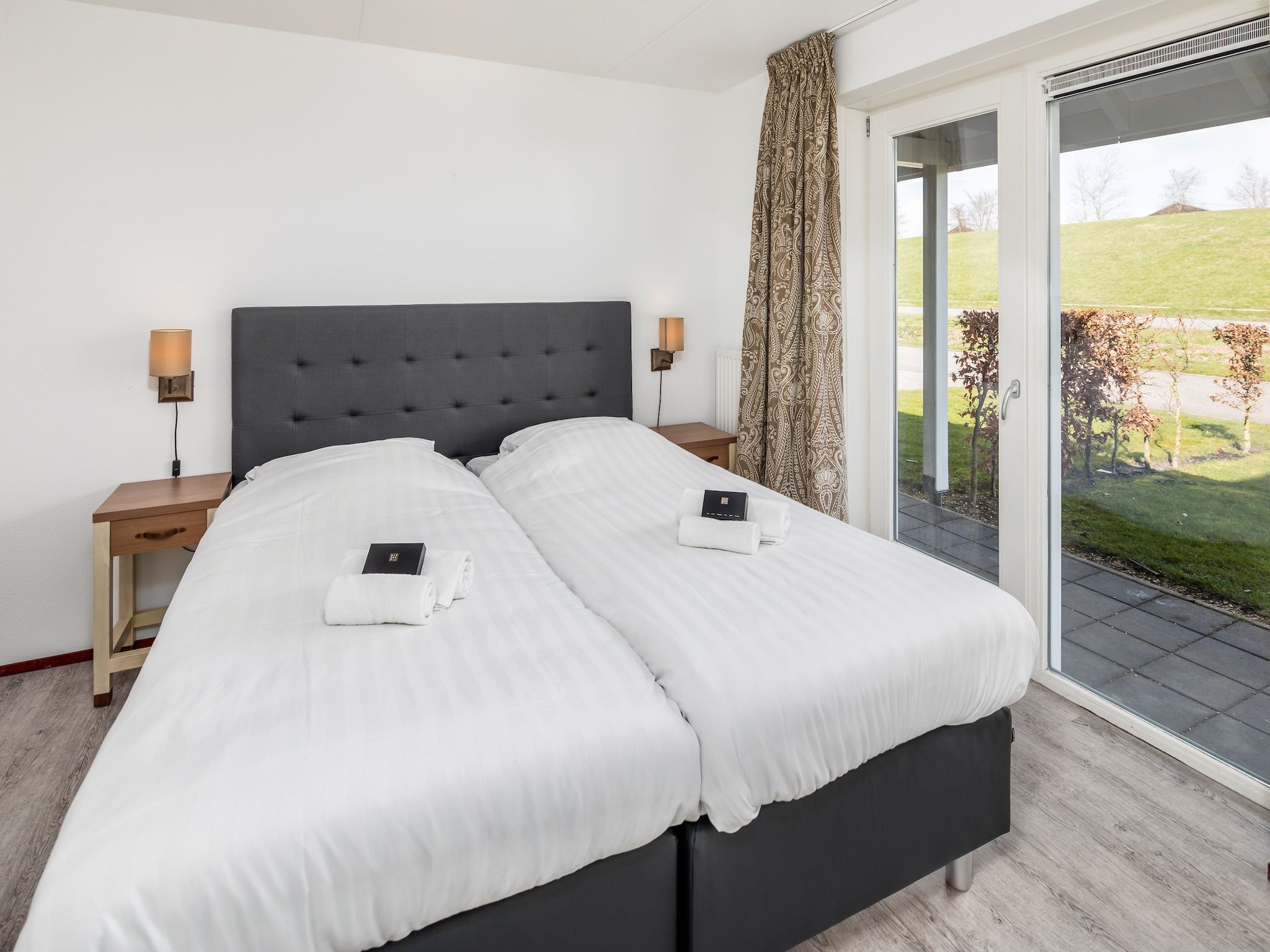 Een slaapkamer van Aquadelta 33 in Bruinisse