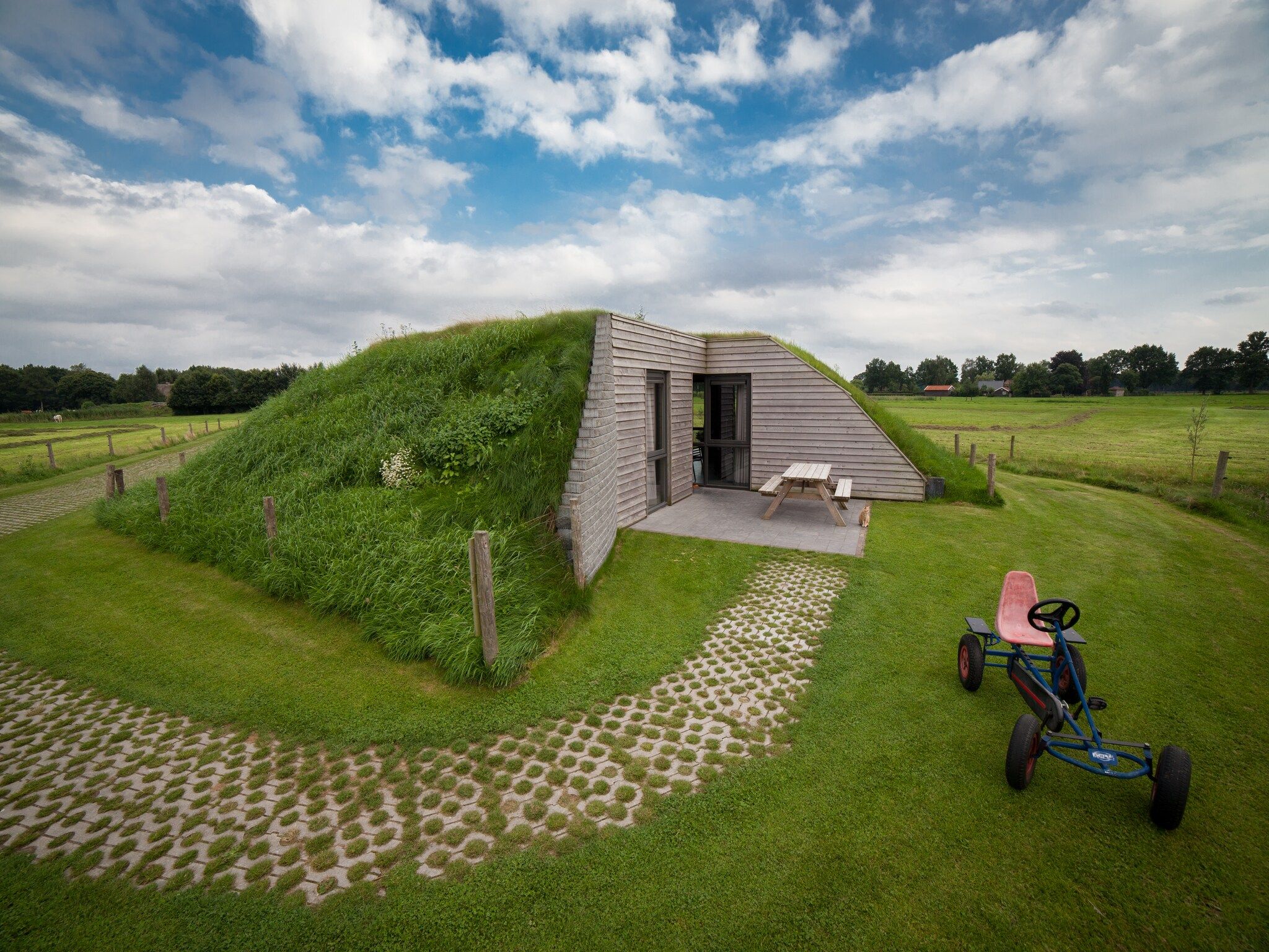 De tuin van Koe in de Kost 2 in Heeten