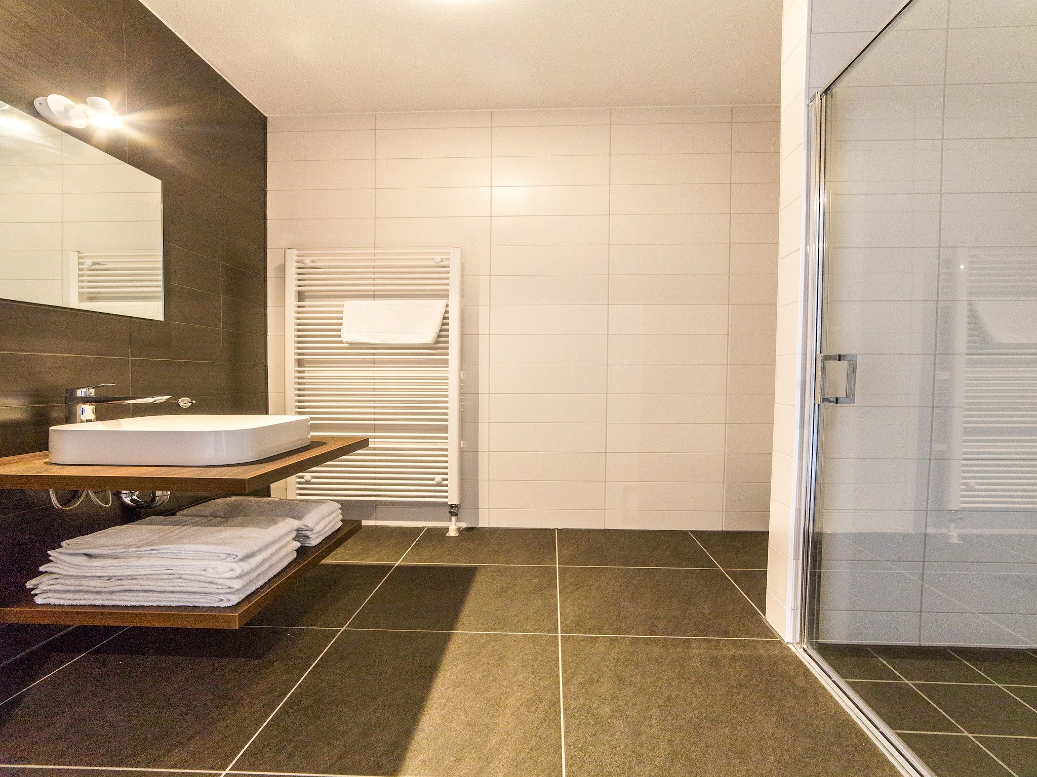 De badkamer van Resort Maastricht 10 in Maastricht