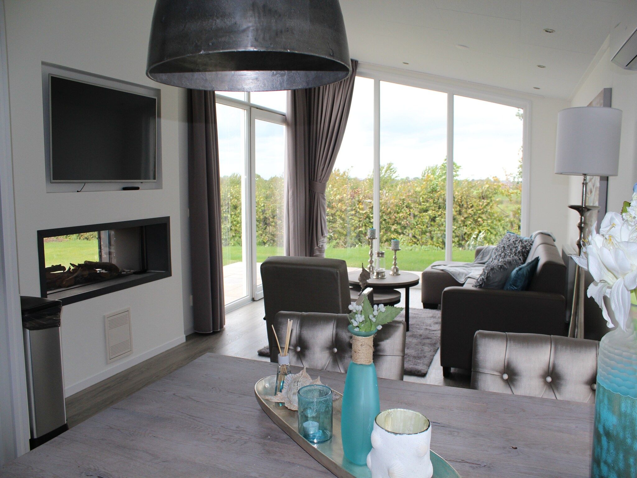 De woonkamer van Resort Mooi Bemelen 8 in Bemelen