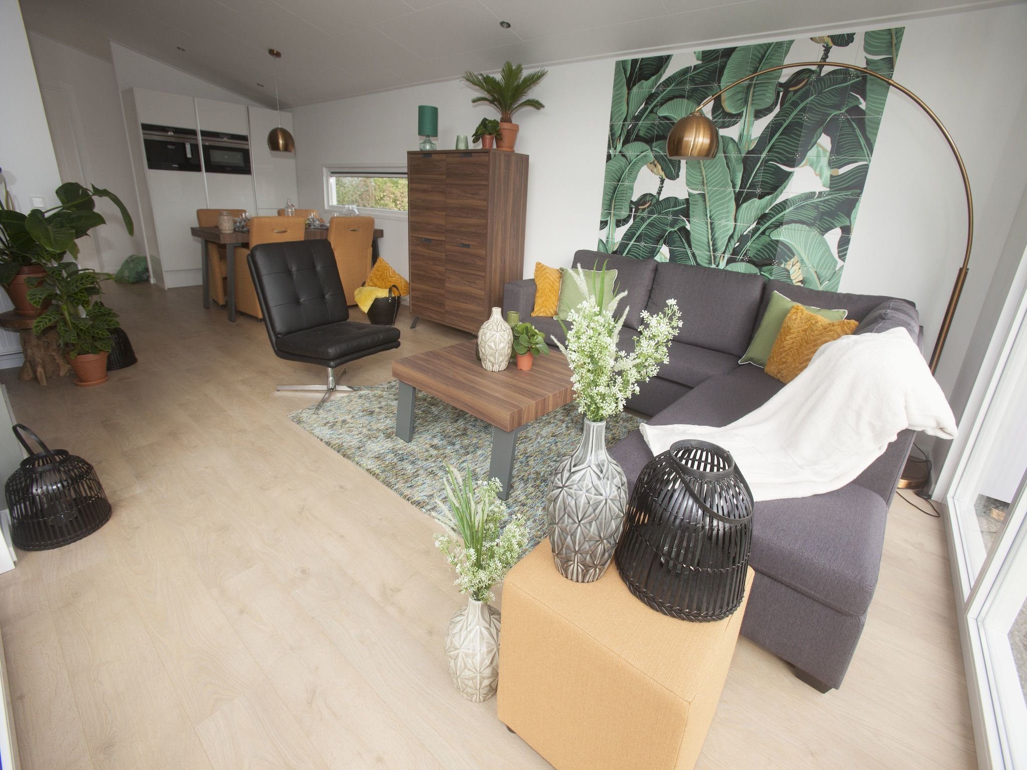 De woonkamer van Resort Mooi Bemelen 8 in Bemelen