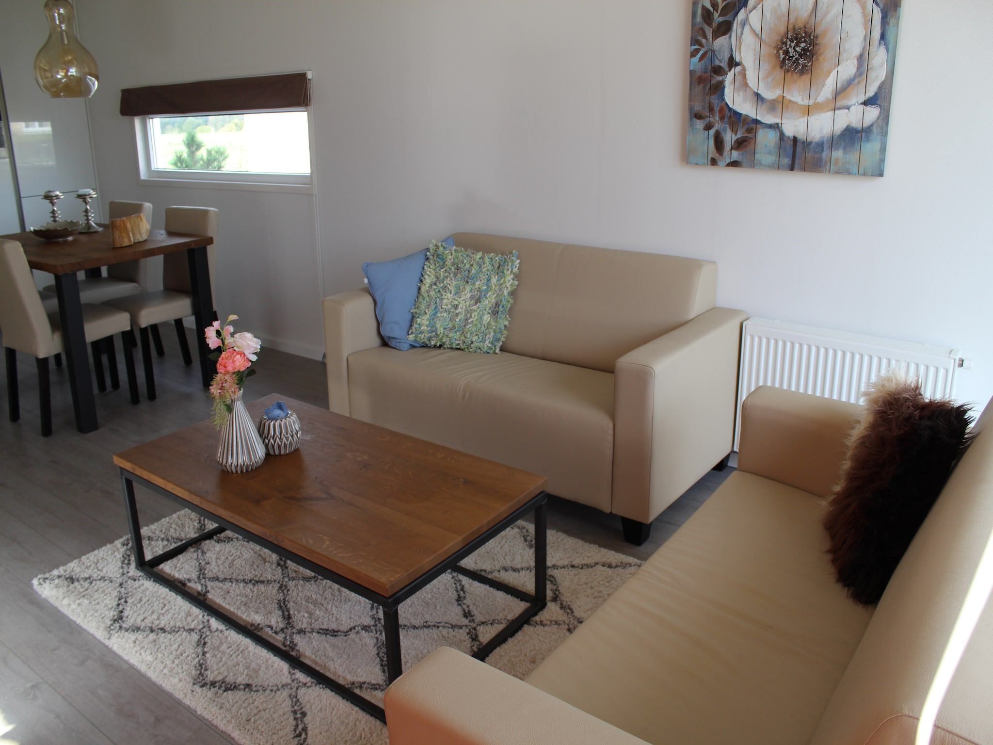 De woonkamer van Resort Mooi Bemelen 10 in Bemelen