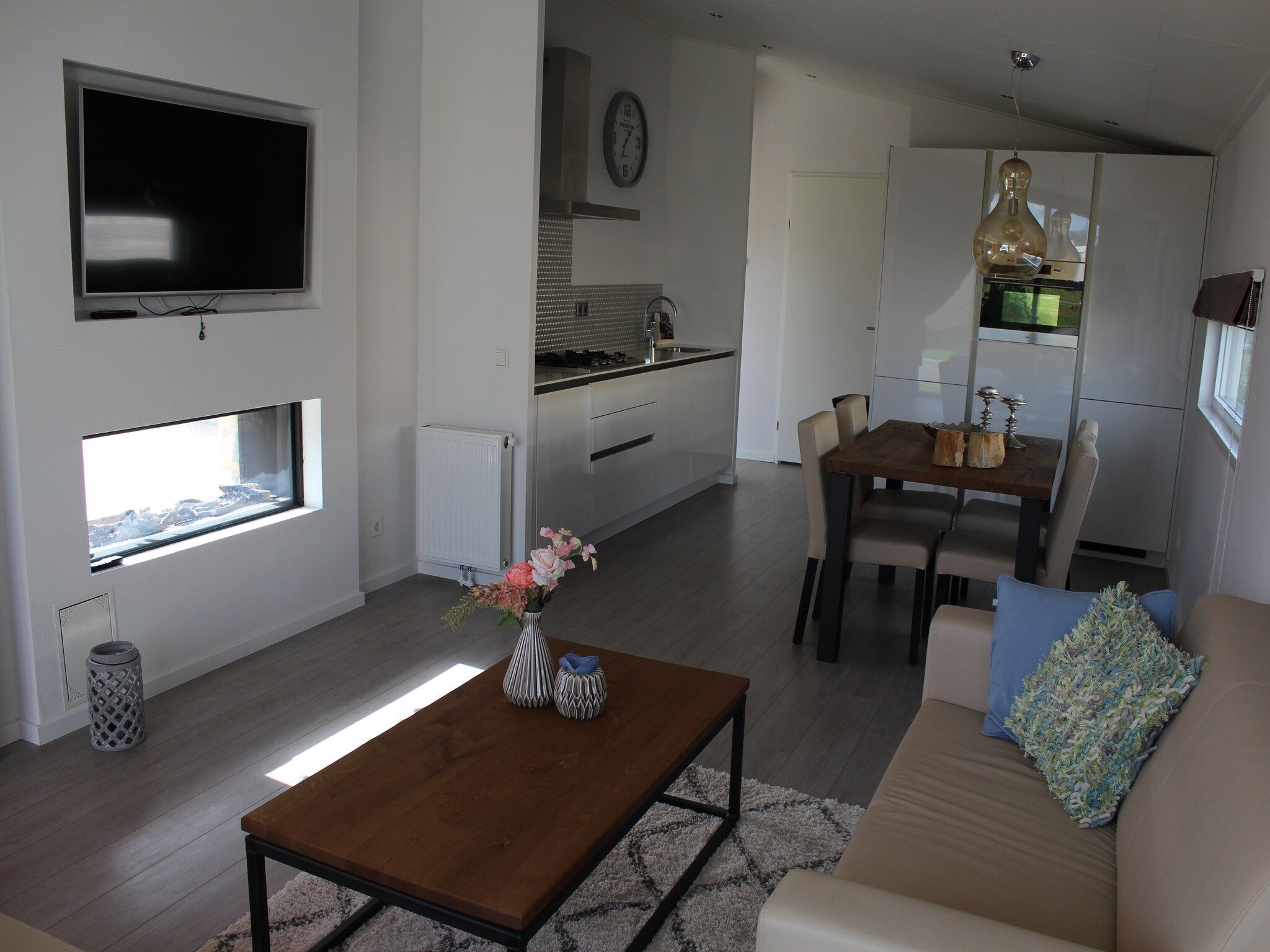 De woonkamer van Resort Mooi Bemelen 10 in Bemelen