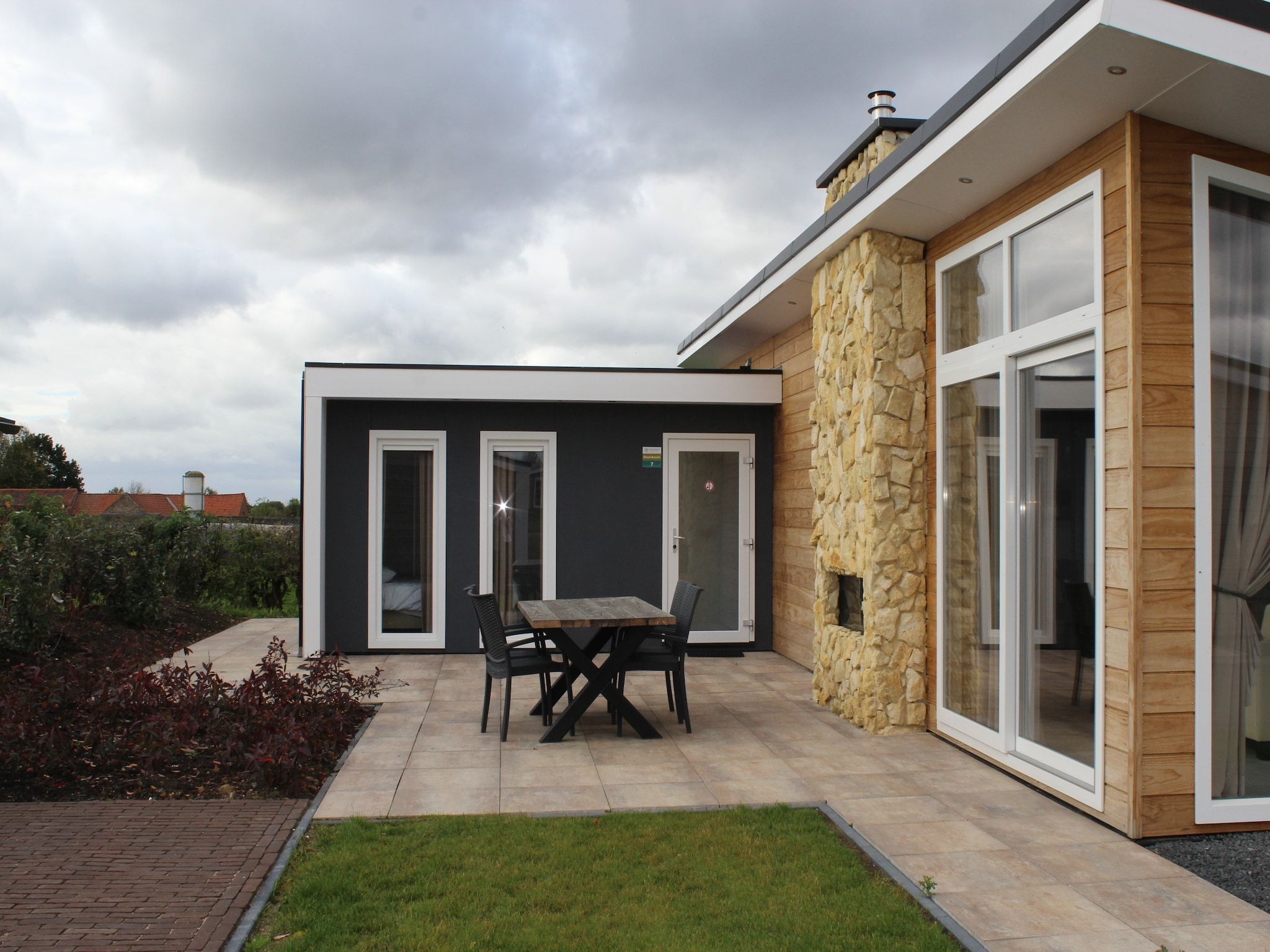 De tuin van Resort Mooi Bemelen 10 in Bemelen