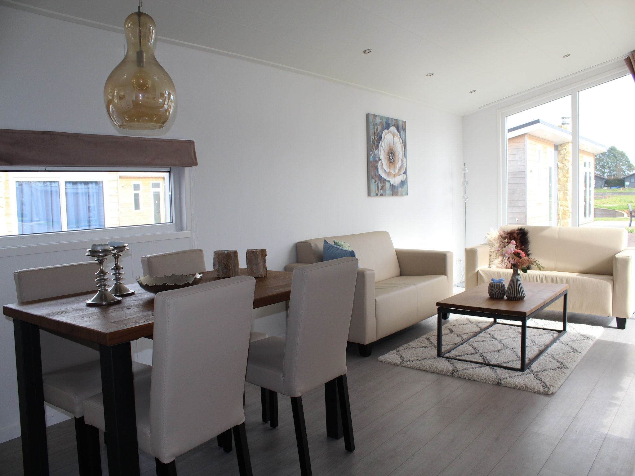 De woonkamer van Resort Mooi Bemelen 10 in Bemelen