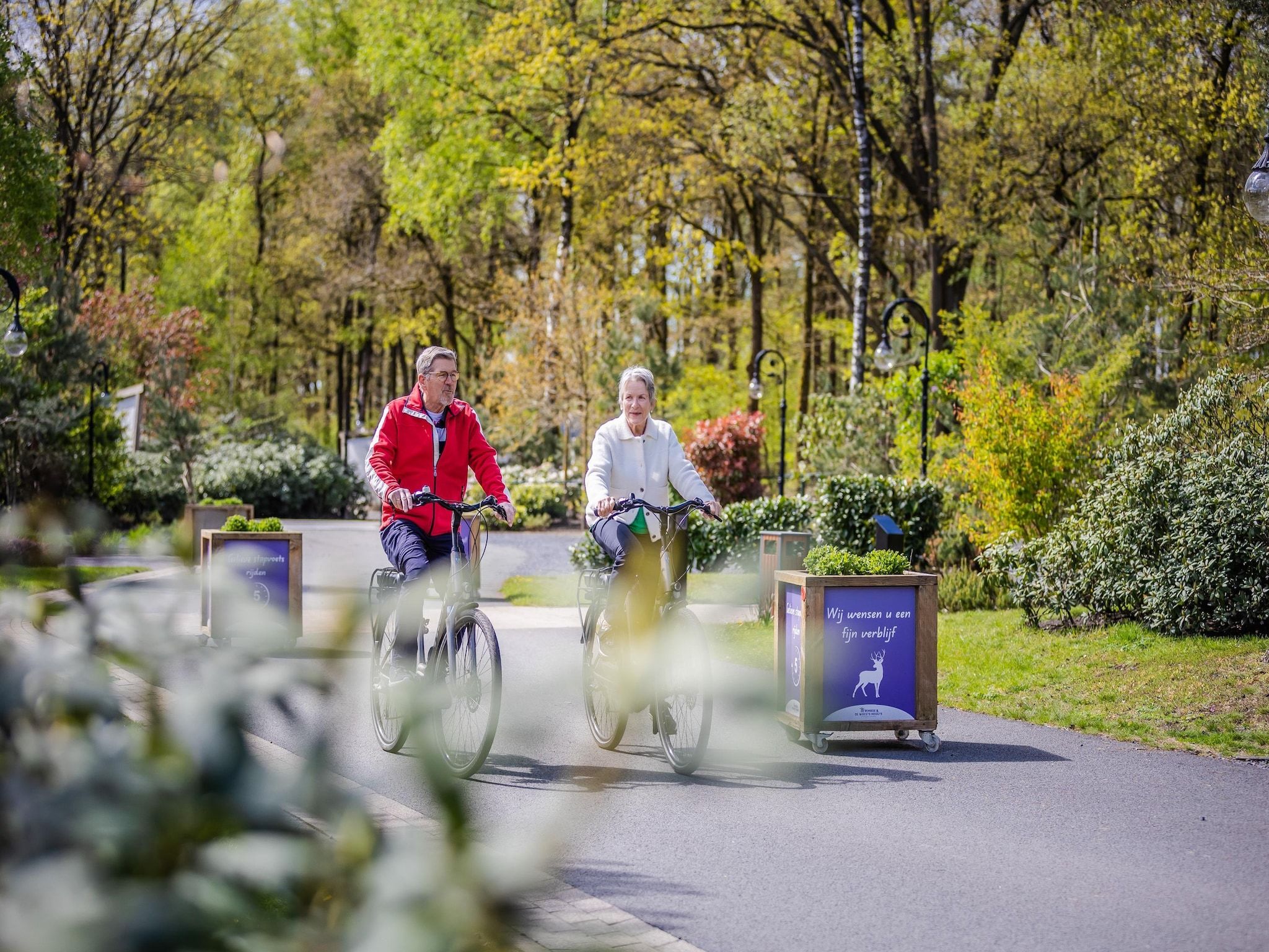 Parkfaciliteiten bij Vakantiepark De Rimboe & De Woeste Hoogte 3 in Hoenderloo