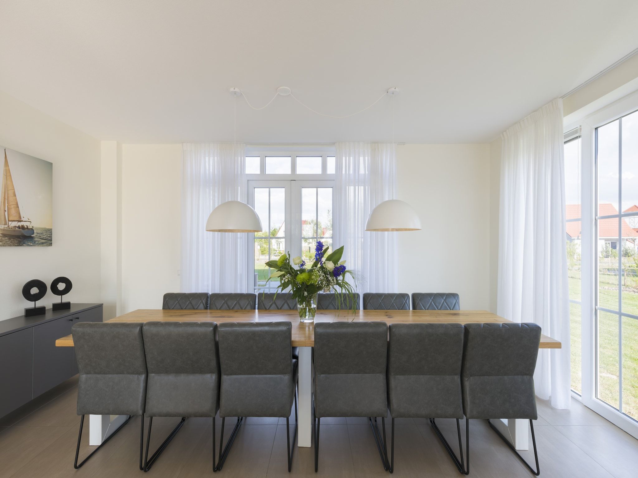 De woonkamer van Resort De Parade in Cadzand-Bad