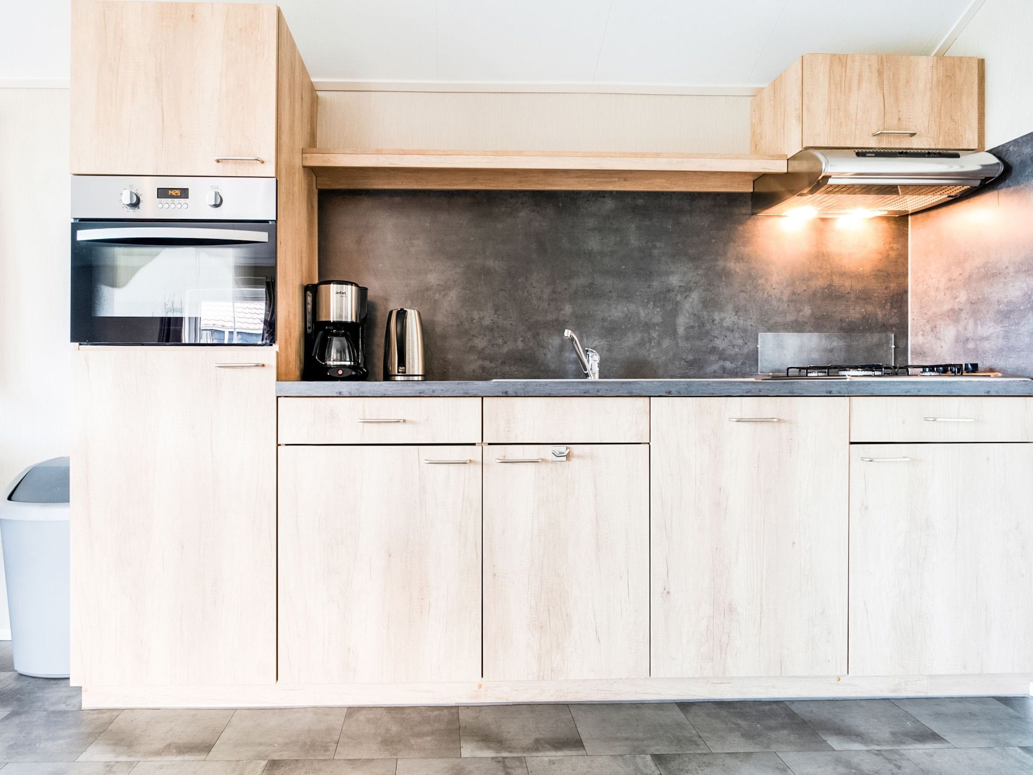 De keuken van Vakantiepark Eigen Wijze 6 in Bant