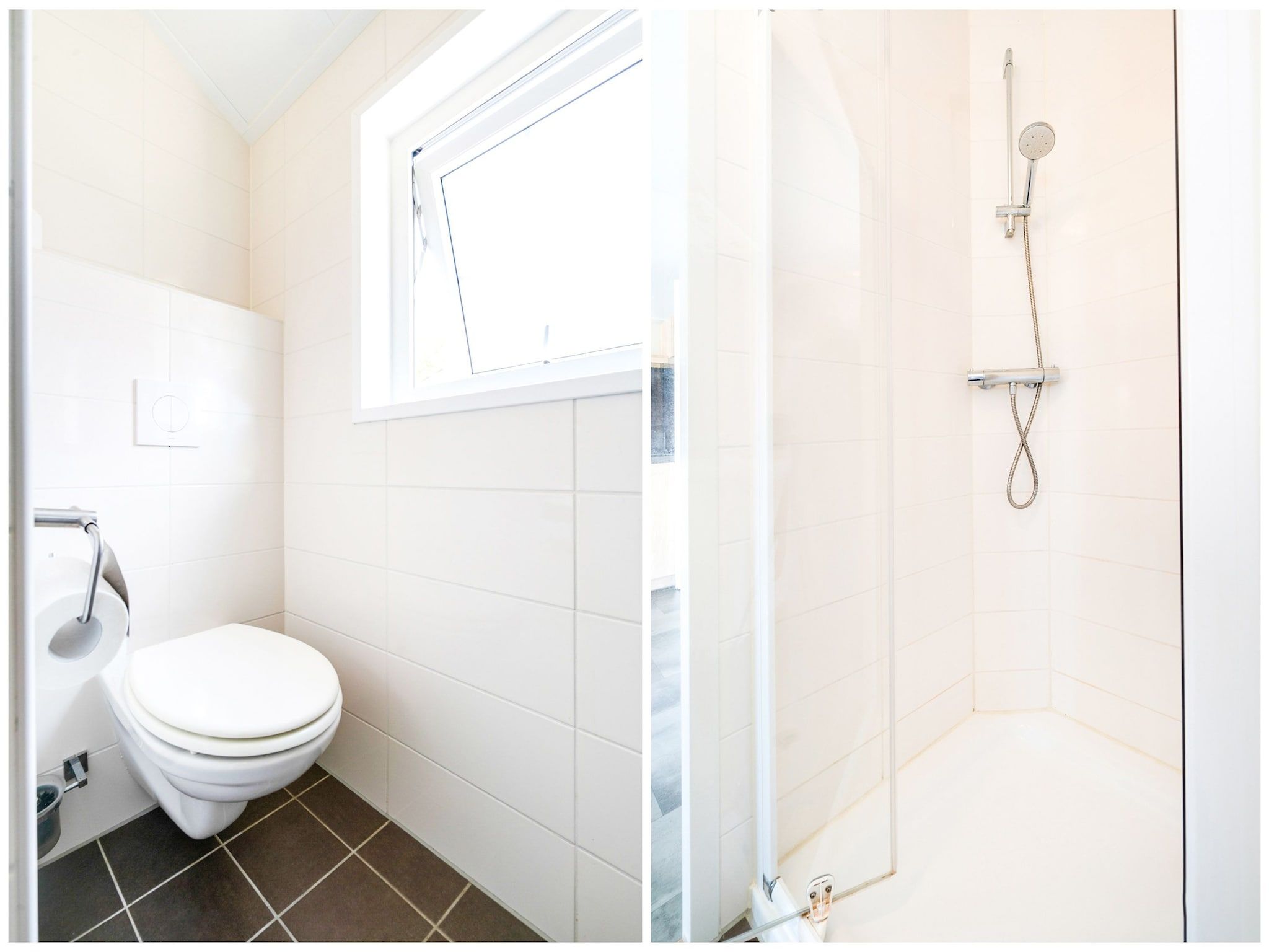 De badkamer van Vakantiepark Eigen Wijze 6 in Bant