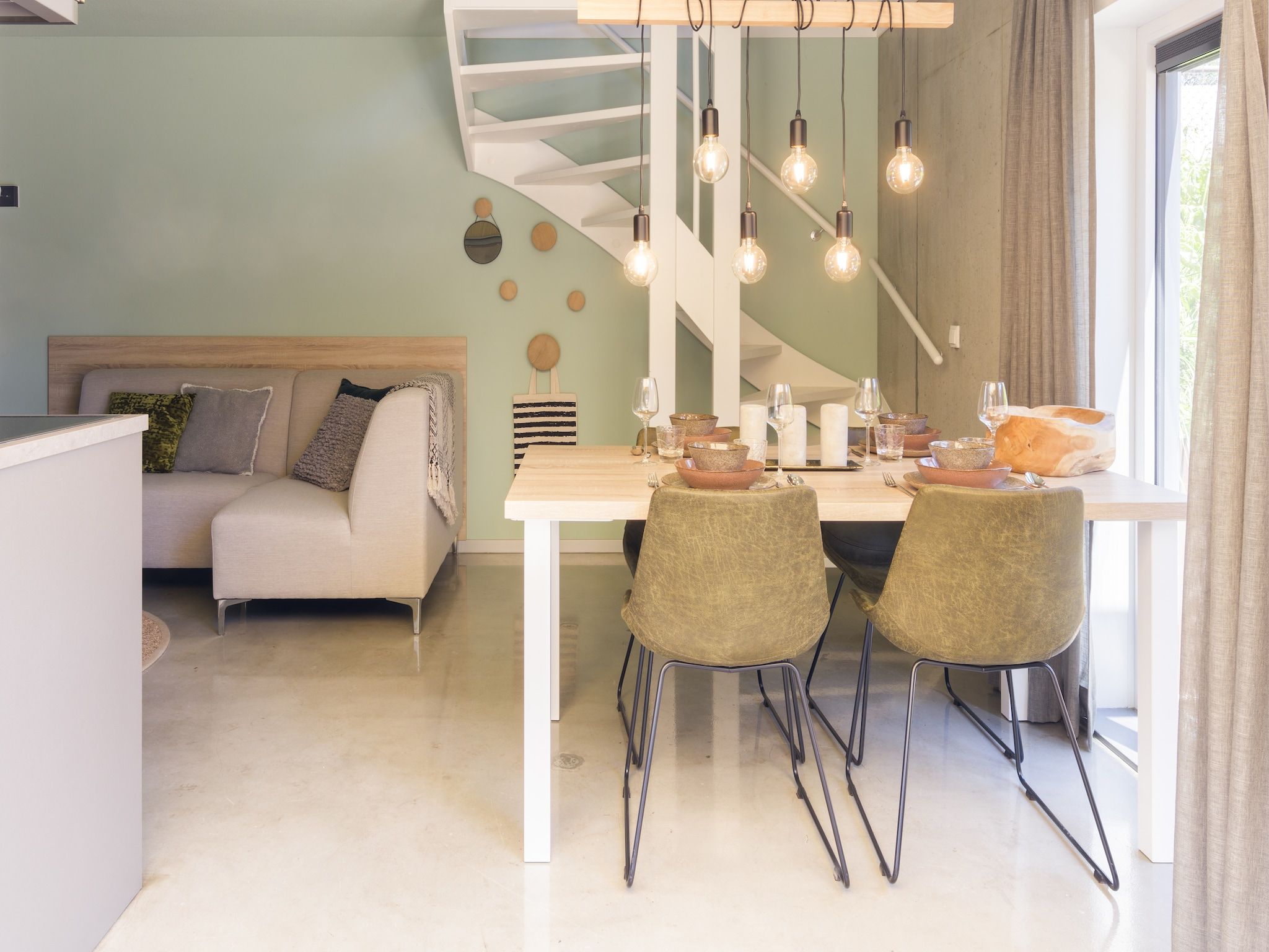 De woonkamer van Noordzee Resort Vlissingen 2 in Vlissingen