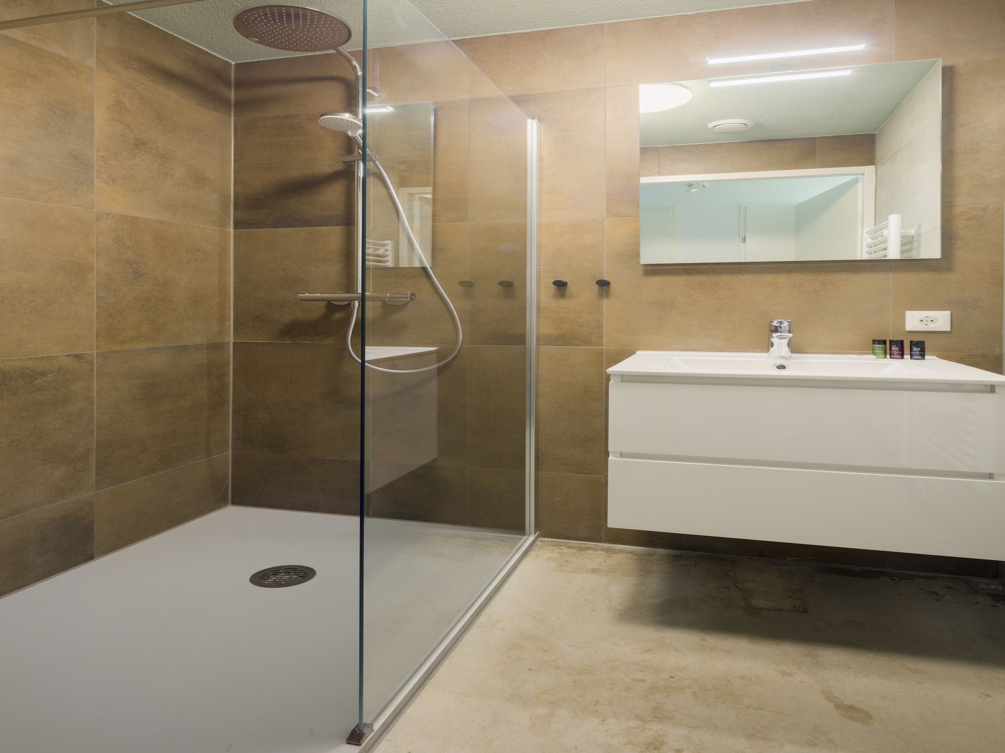 De badkamer van Noordzee Resort Vlissingen 2 in Vlissingen