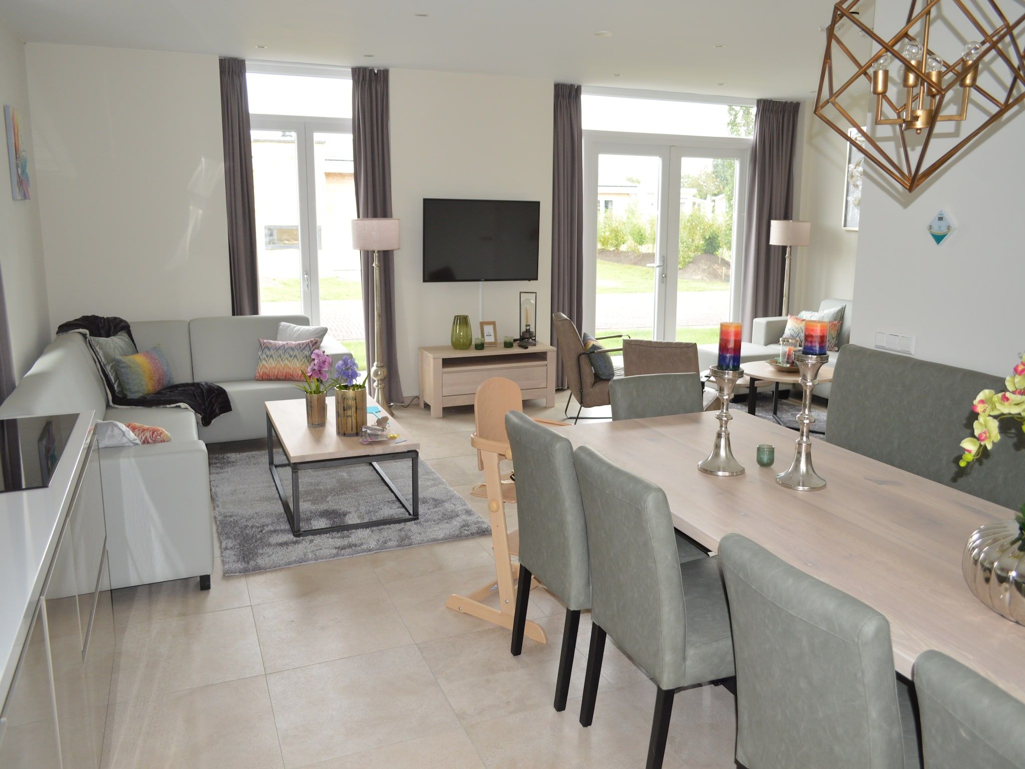 De woonkamer van Resort Mooi Bemelen 11 in Bemelen