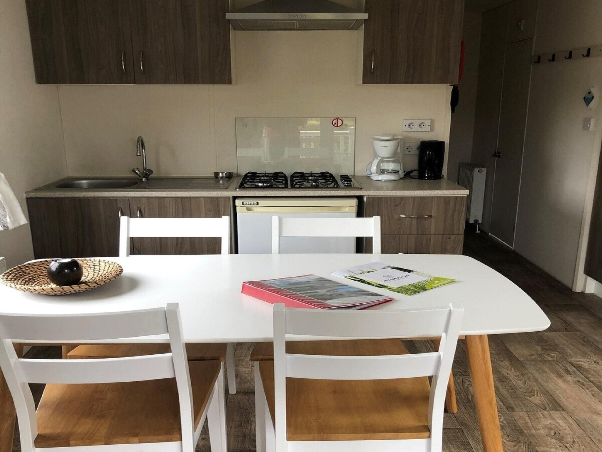 De keuken van Recreatiepark Duinhoeve 11 in Udenhout