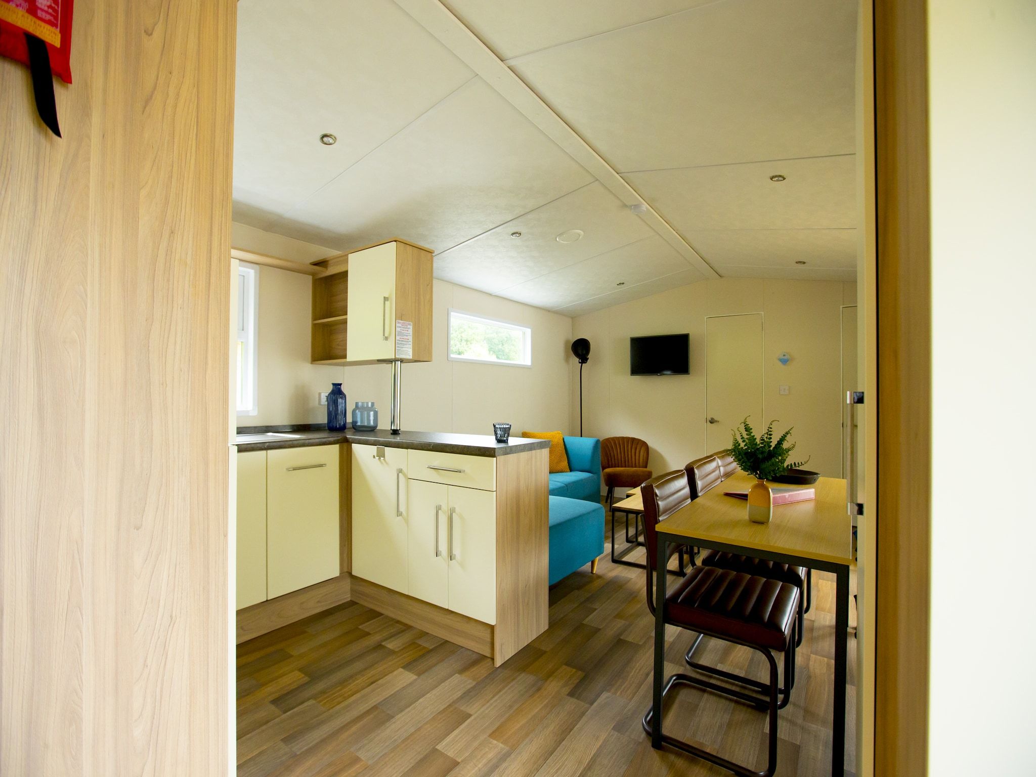 De keuken van Recreatiepark Duinhoeve 13 in Udenhout