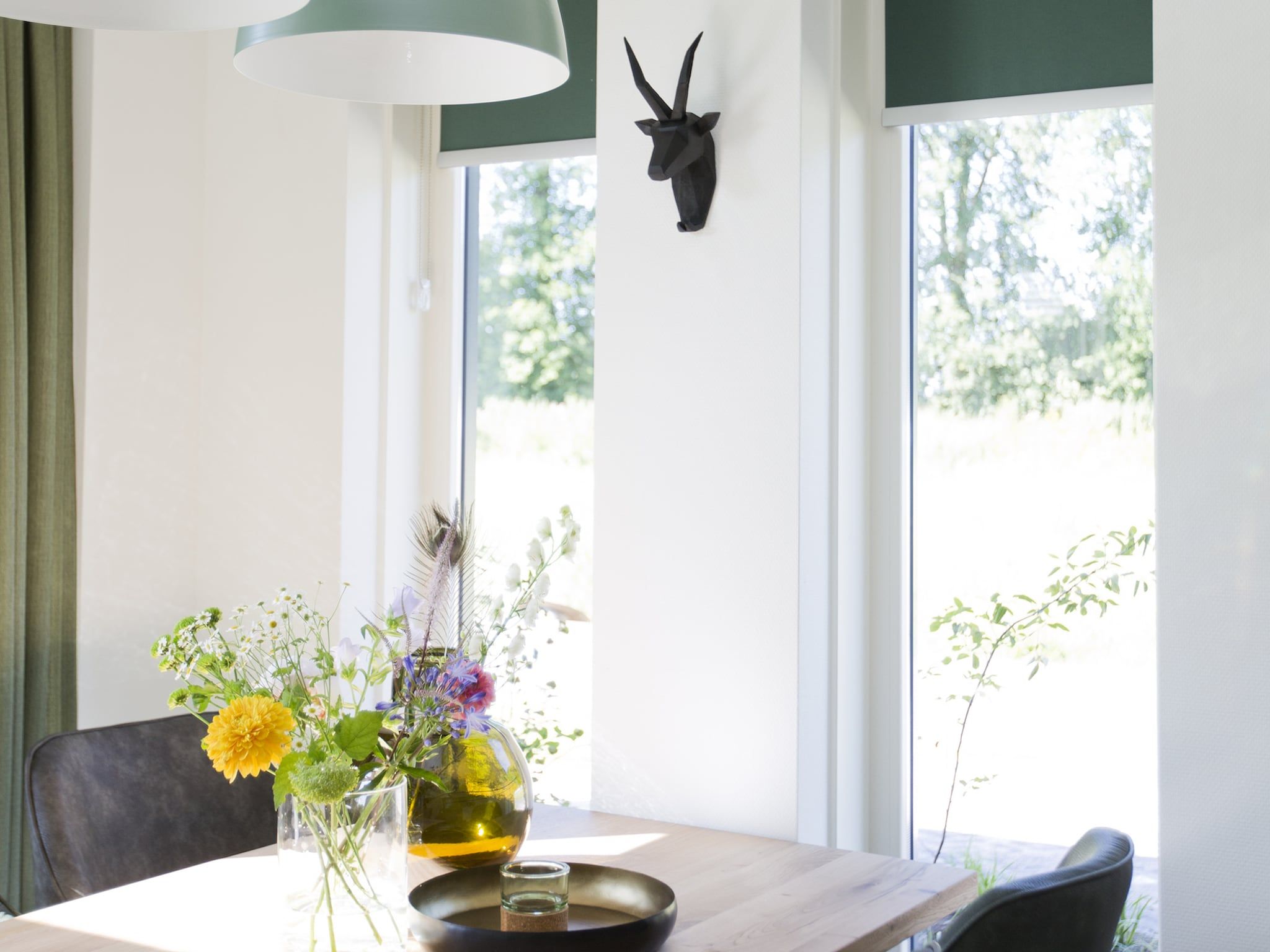 De woonkamer van Landgoed De IJsvogel 6 in Voorthuizen