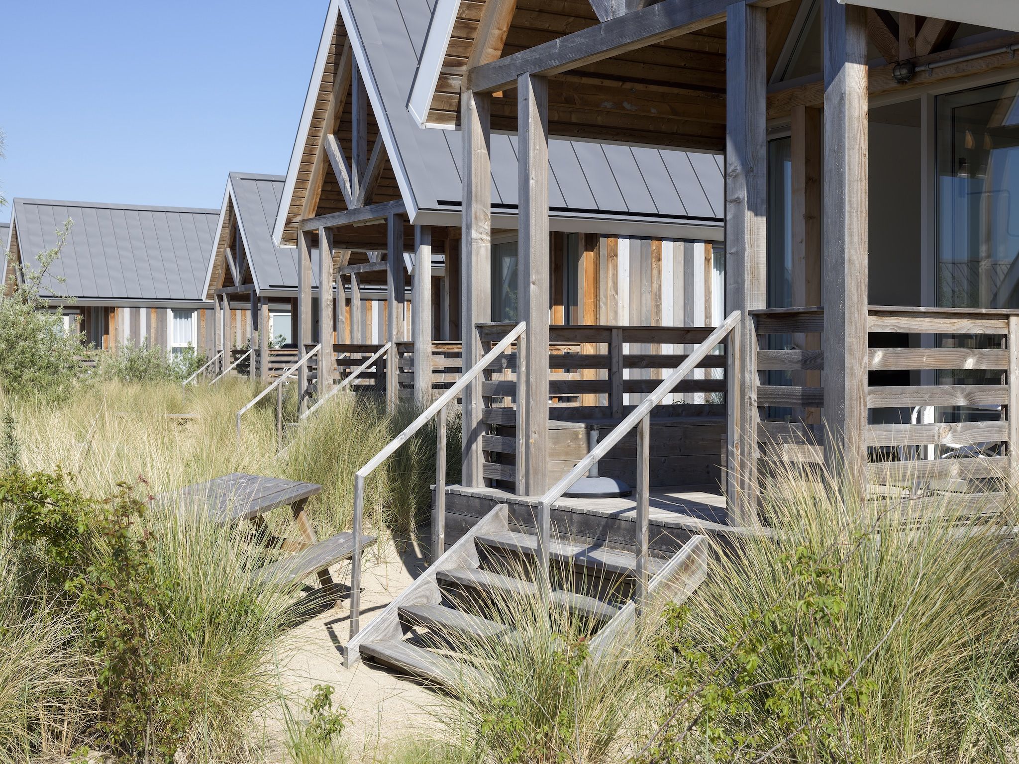 De buitenkant van Beach Resort Nieuwvliet-Bad 1 in Nieuwvliet-Bad