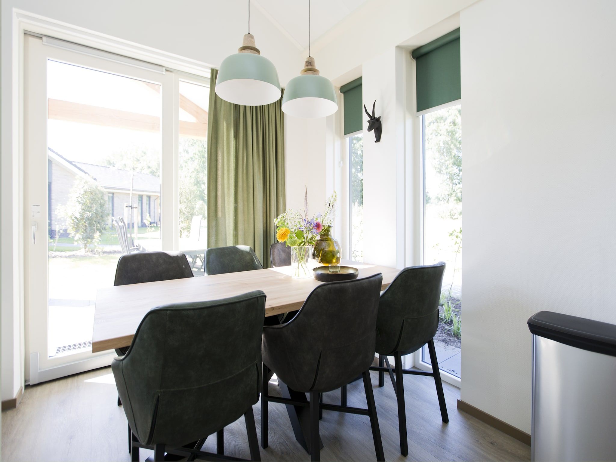 De eetkamer van Landgoed De IJsvogel 7 in Voorthuizen