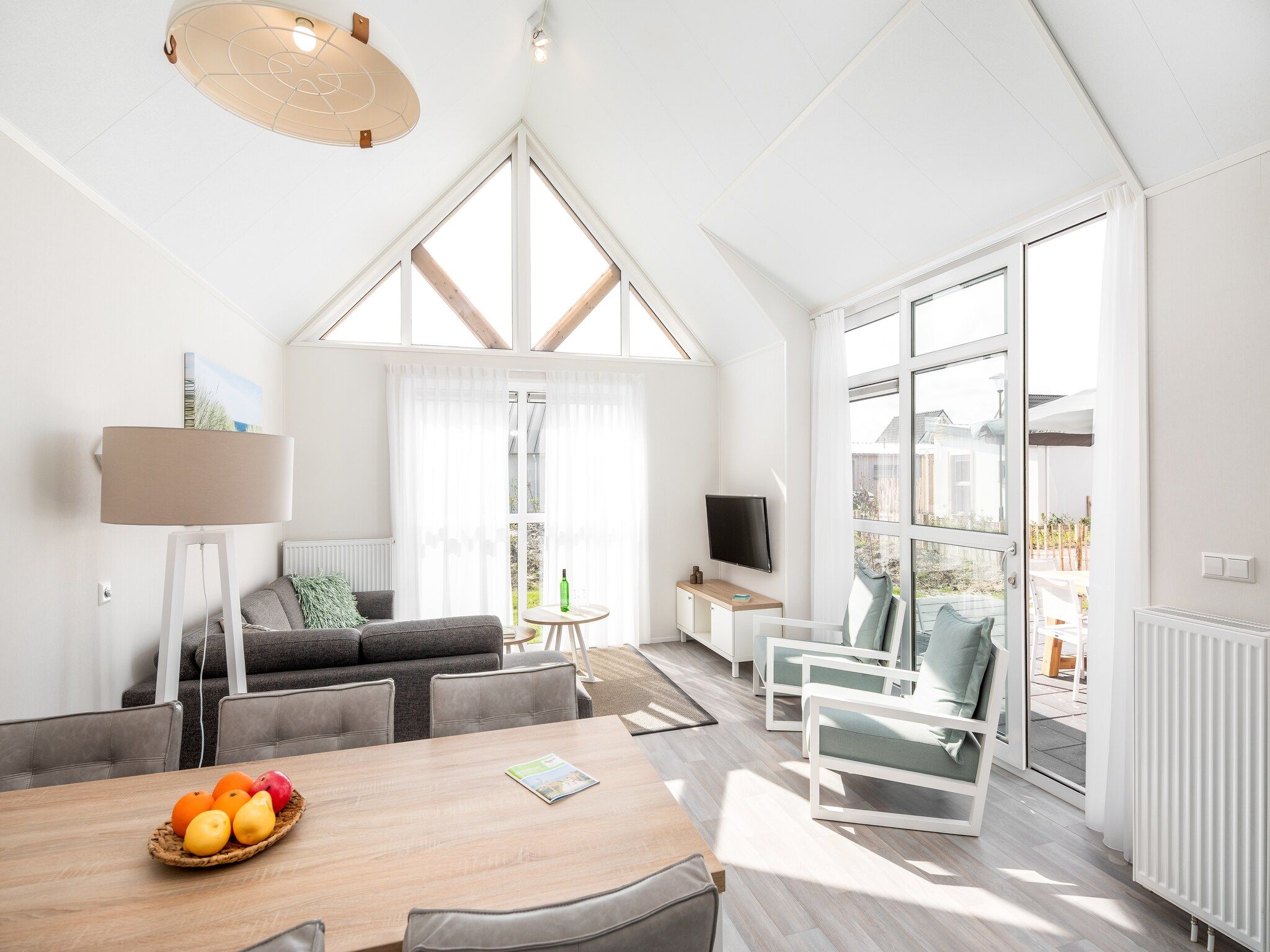 De woonkamer van Beach Resort Nieuwvliet-Bad 3 in Nieuwvliet-Bad