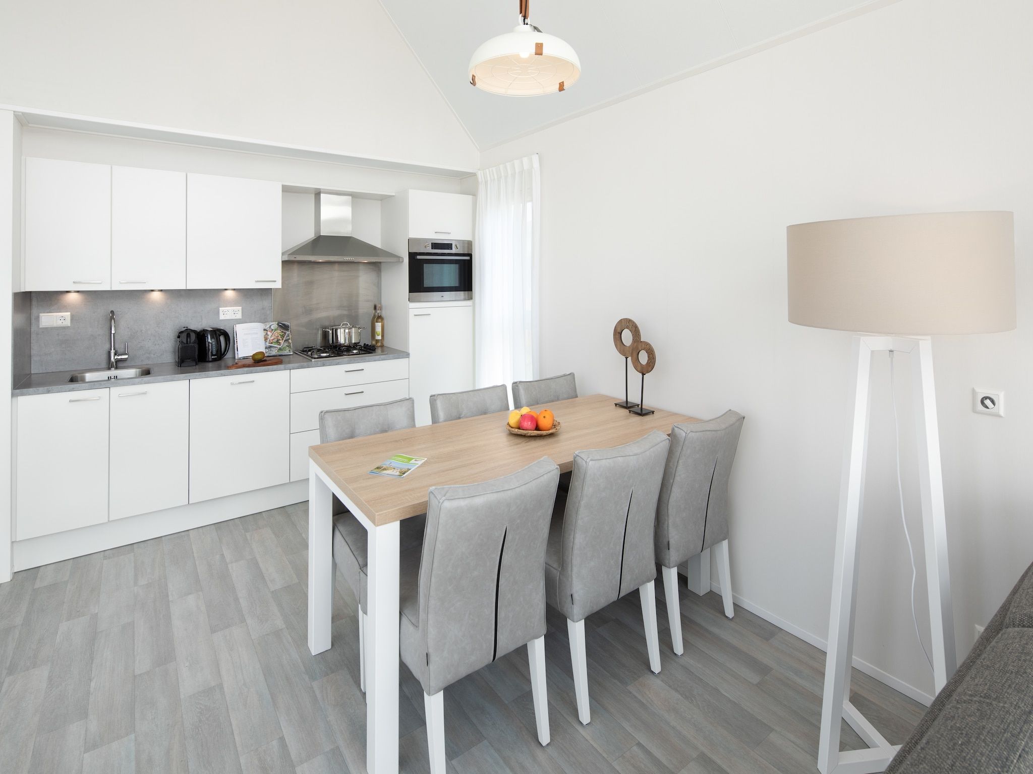 De keuken van Beach Resort Nieuwvliet-Bad 3 in Nieuwvliet-Bad