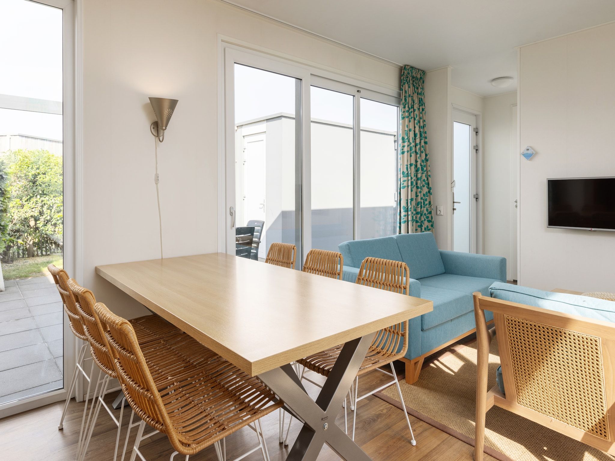 De woonkamer van Vakantiepark Callassande 2 in Callantsoog