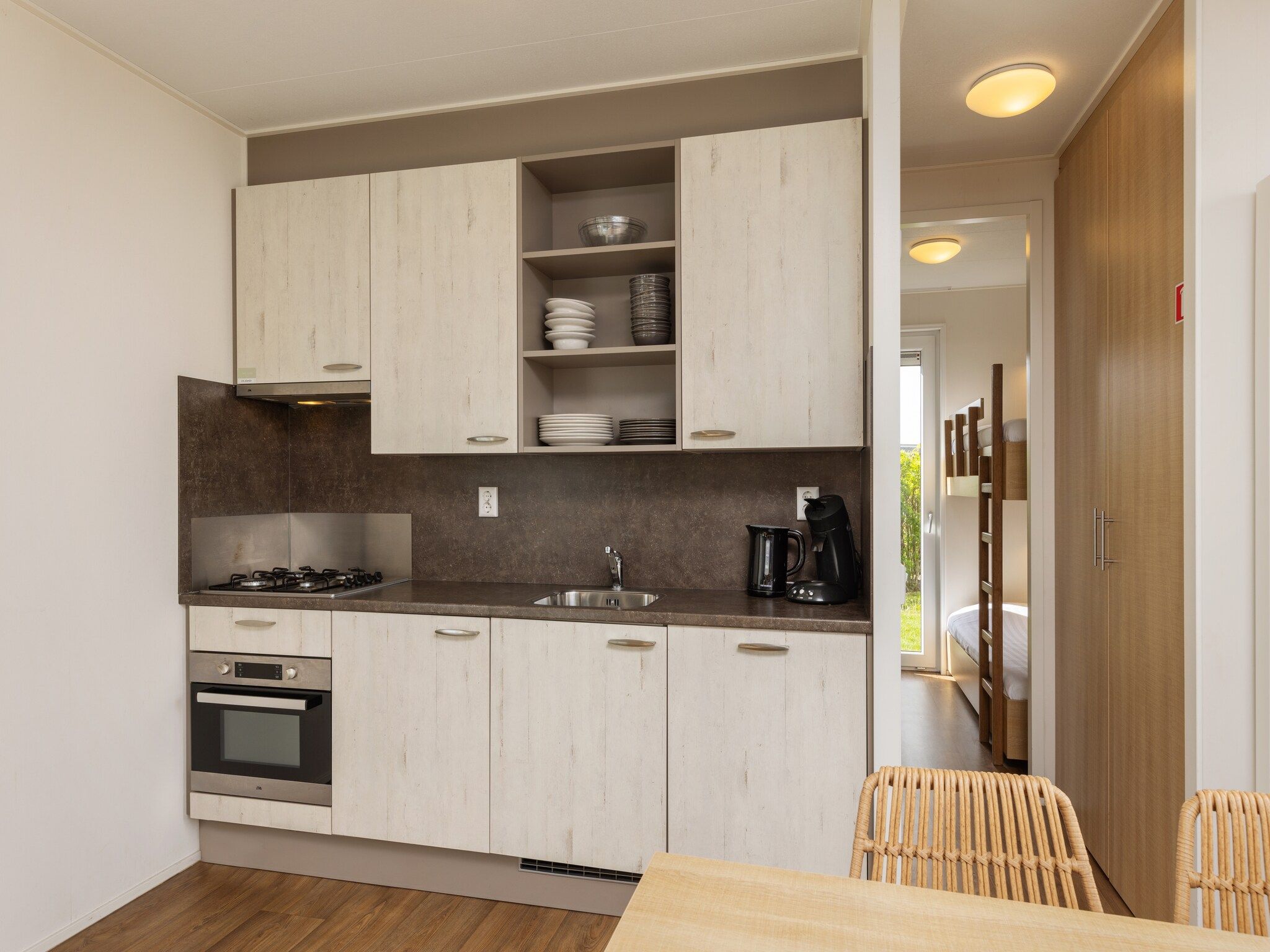 De keuken van Vakantiepark Callassande 2 in Callantsoog