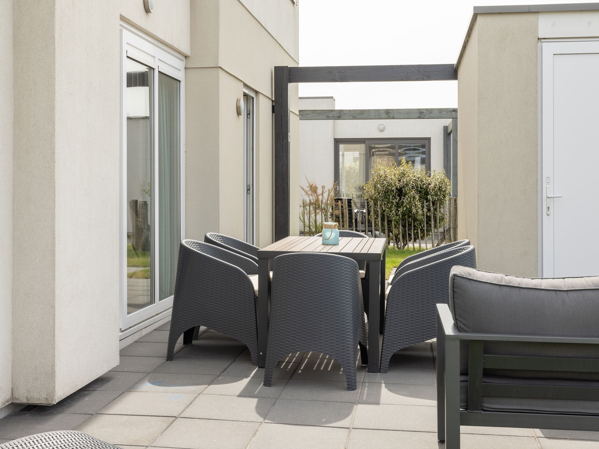 De tuin van Vakantiepark Callassande 3 in Callantsoog