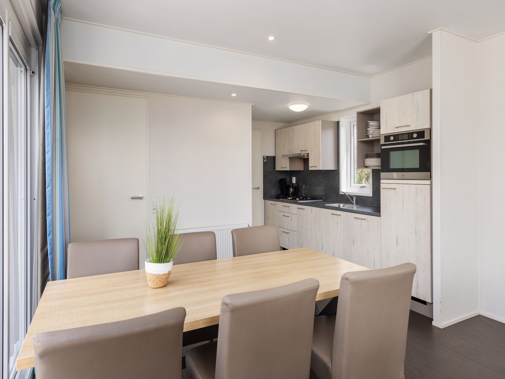 De keuken van Vakantiepark Callassande 3 in Callantsoog