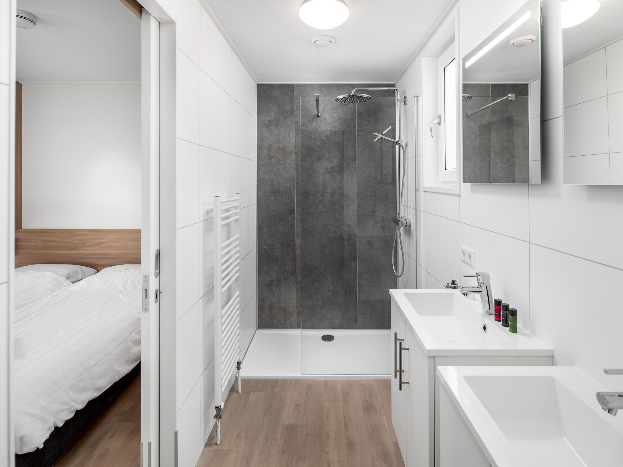 De badkamer van Vakantiepark Zeebad 8 in Breskens