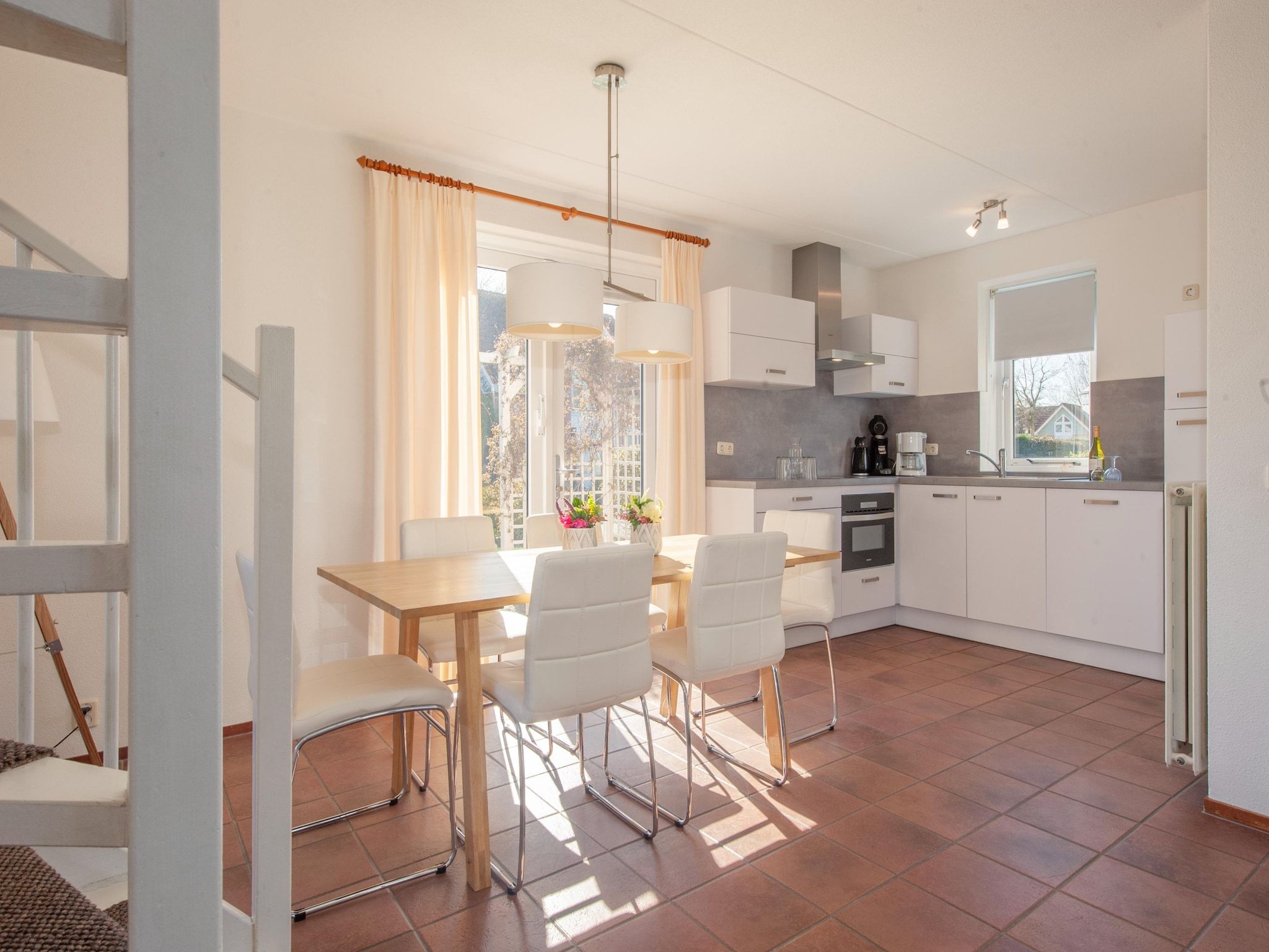 De woonkamer van Noordzee Résidence De Banjaard 14 in Kamperland