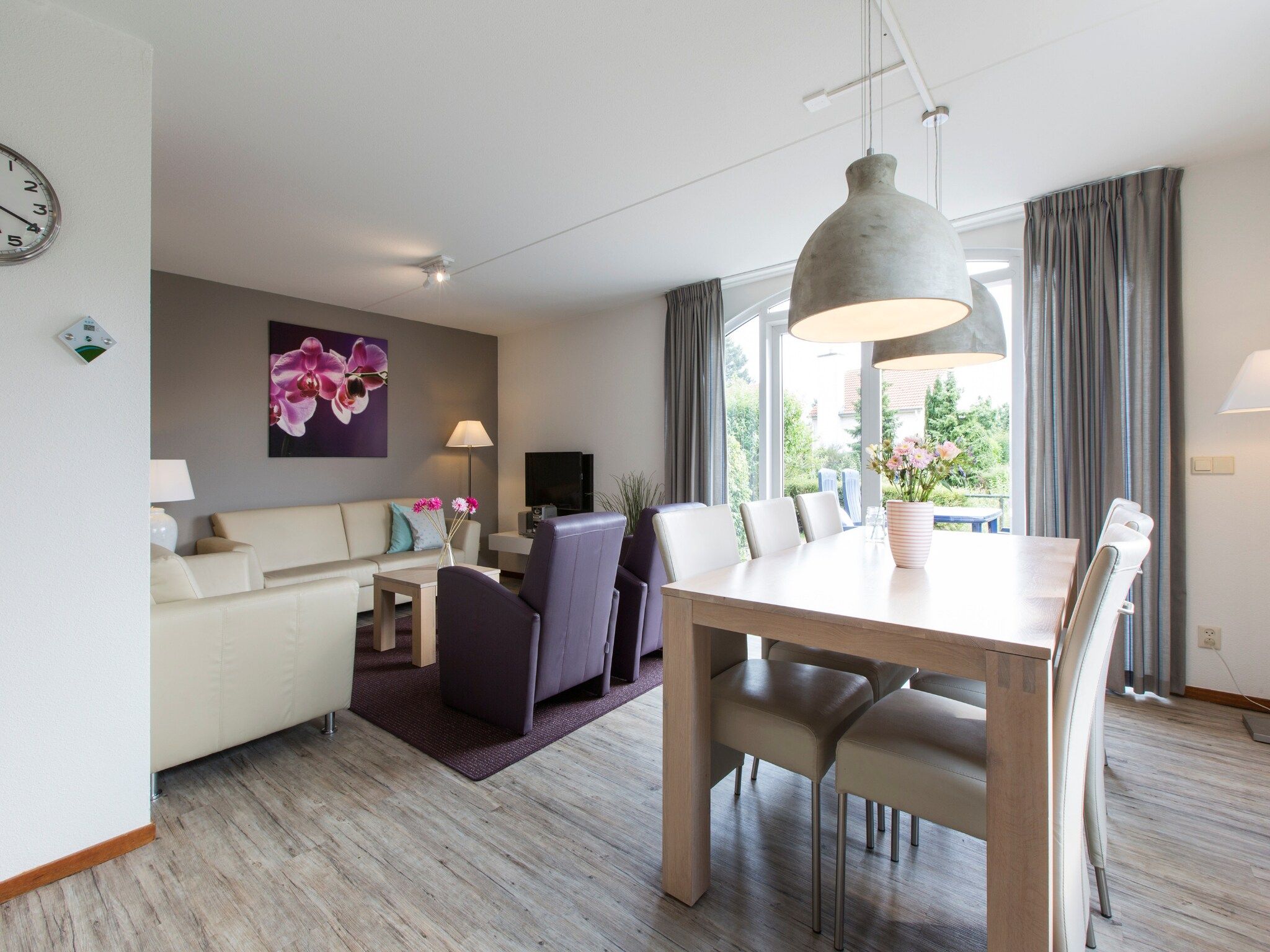 De woonkamer van Resort Arcen 17 in Arcen