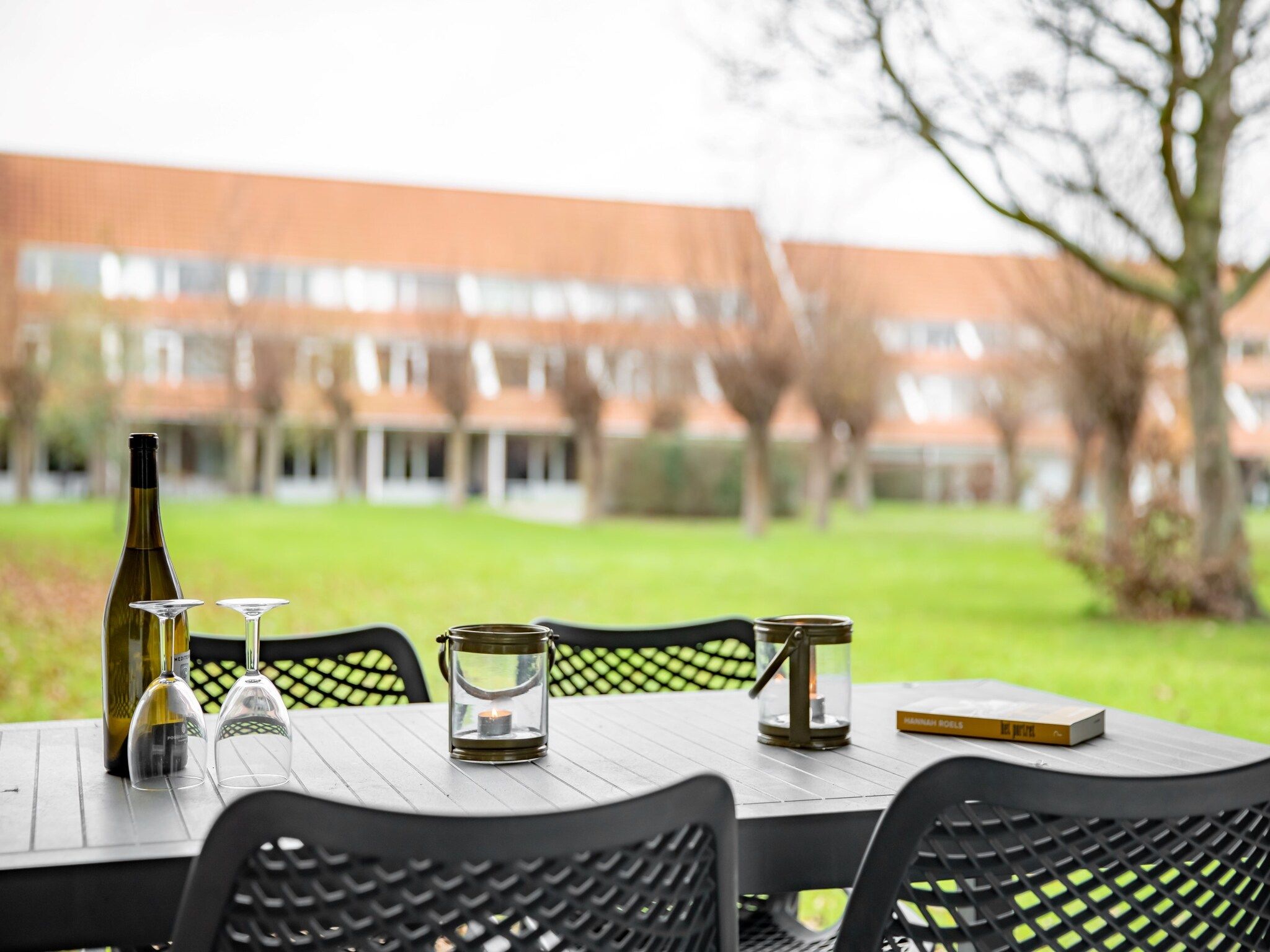 Het terras van Aquadelta 35 in Bruinisse