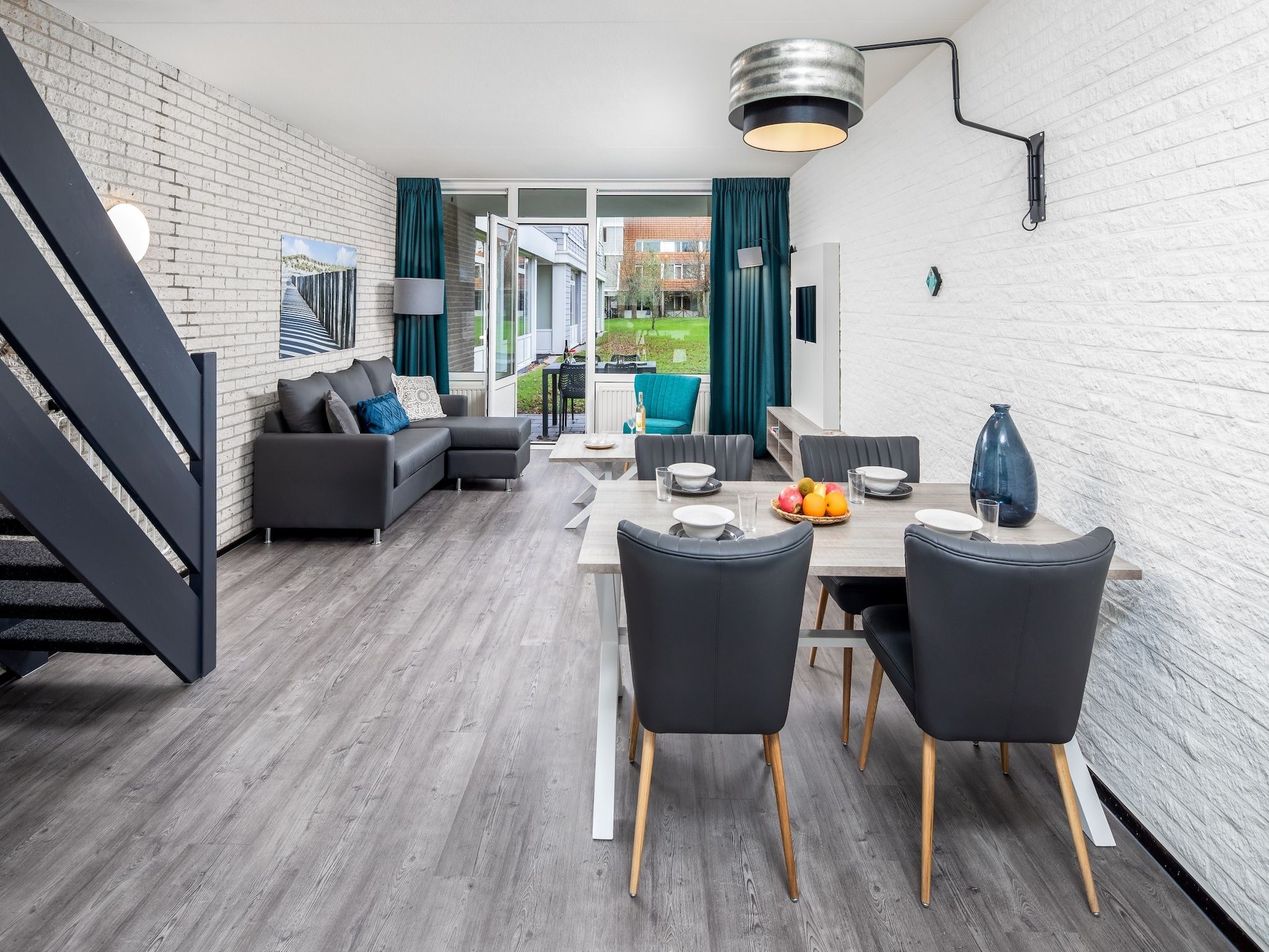 De eetkamer van Aquadelta 35 in Bruinisse