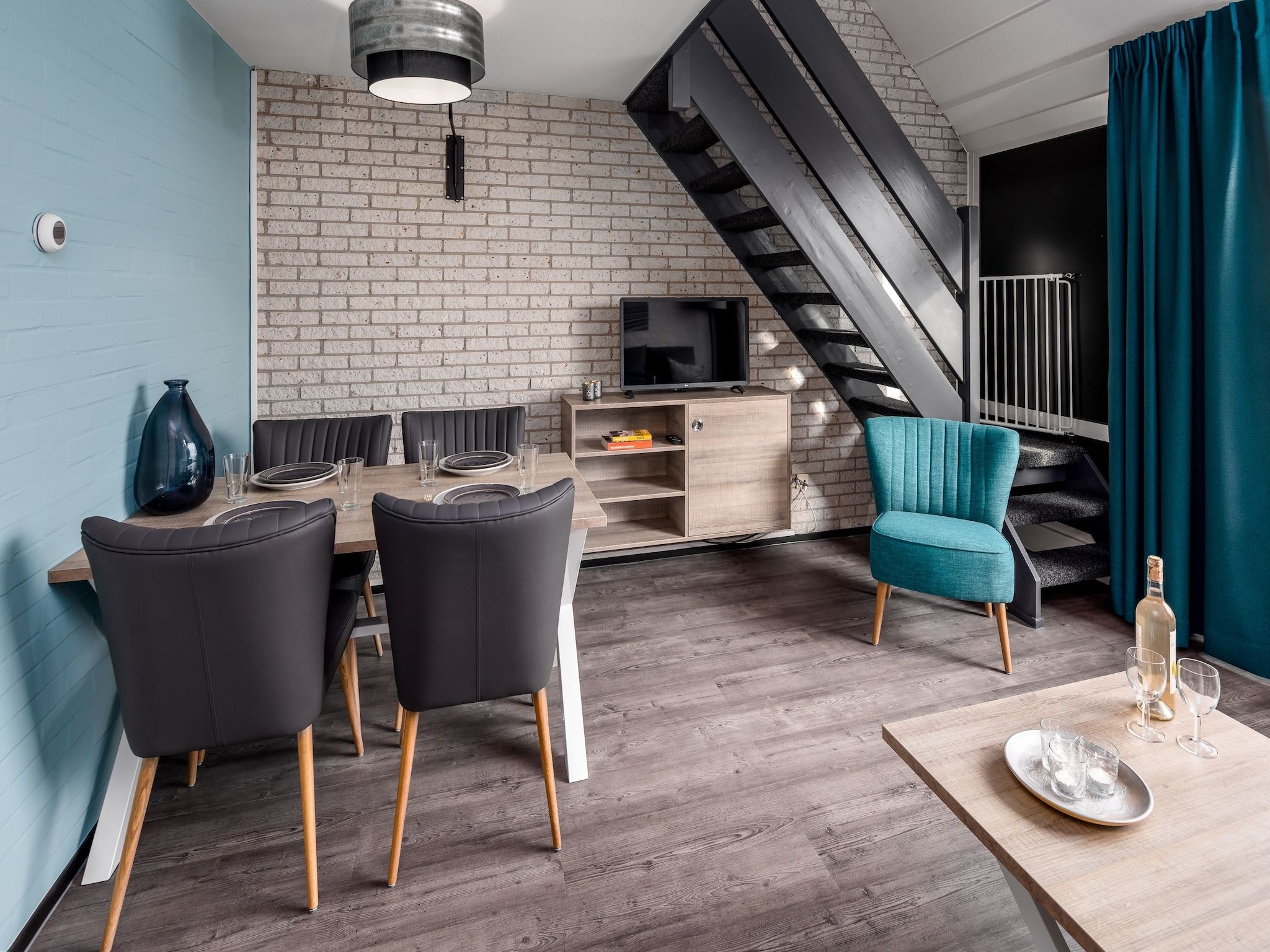 De woonkamer van Aquadelta 36 in Bruinisse