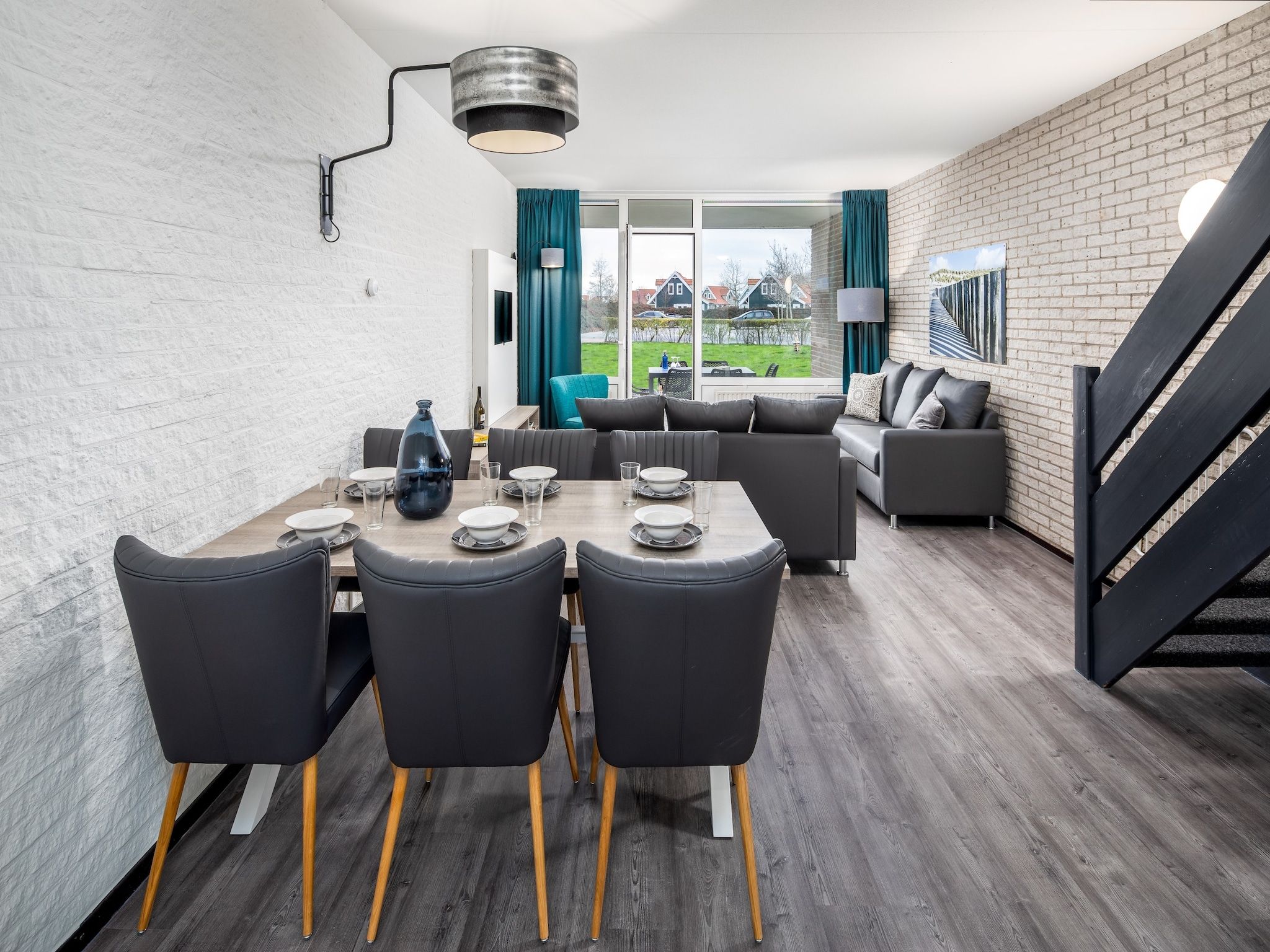 De eetkamer van Aquadelta 37 in Bruinisse